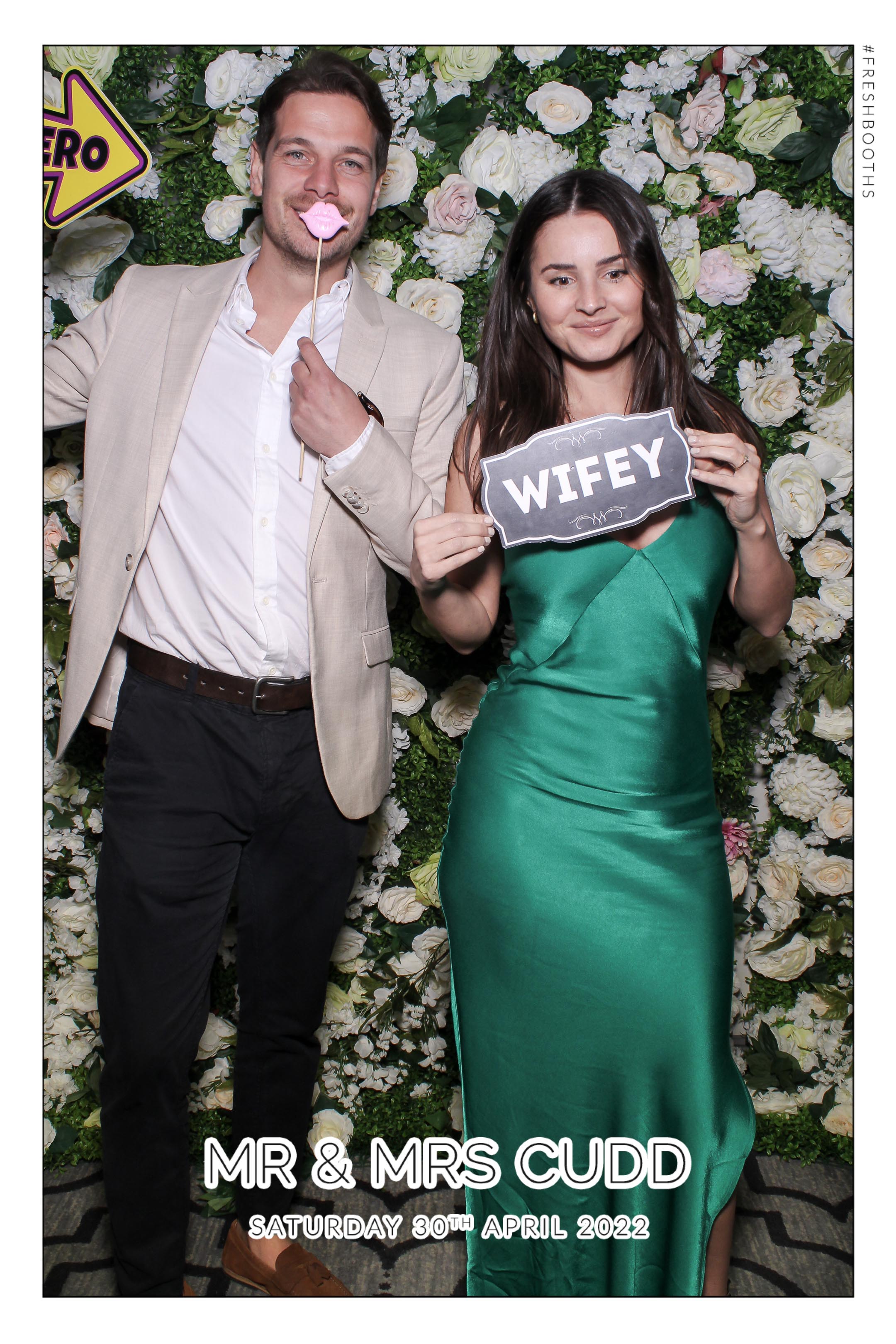 Mr & Mrs Cudd - Selfie Mirror | View more photos from the event at gallery.freshbooths.com/u/FreshBooths/Mr-Mrs-Cudd-Selfie-Mirror