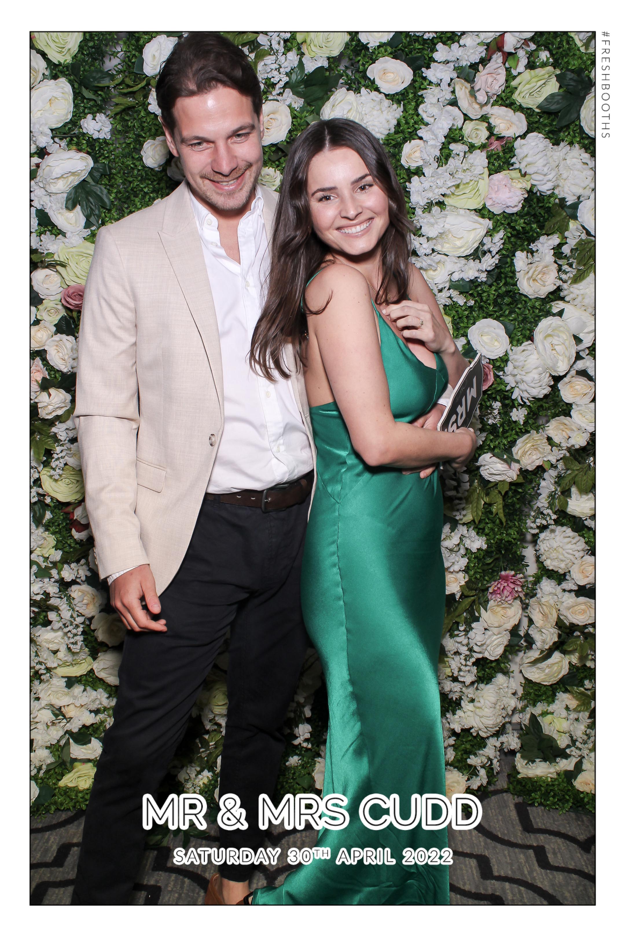 Mr & Mrs Cudd - Selfie Mirror | View more photos from the event at gallery.freshbooths.com/u/FreshBooths/Mr-Mrs-Cudd-Selfie-Mirror