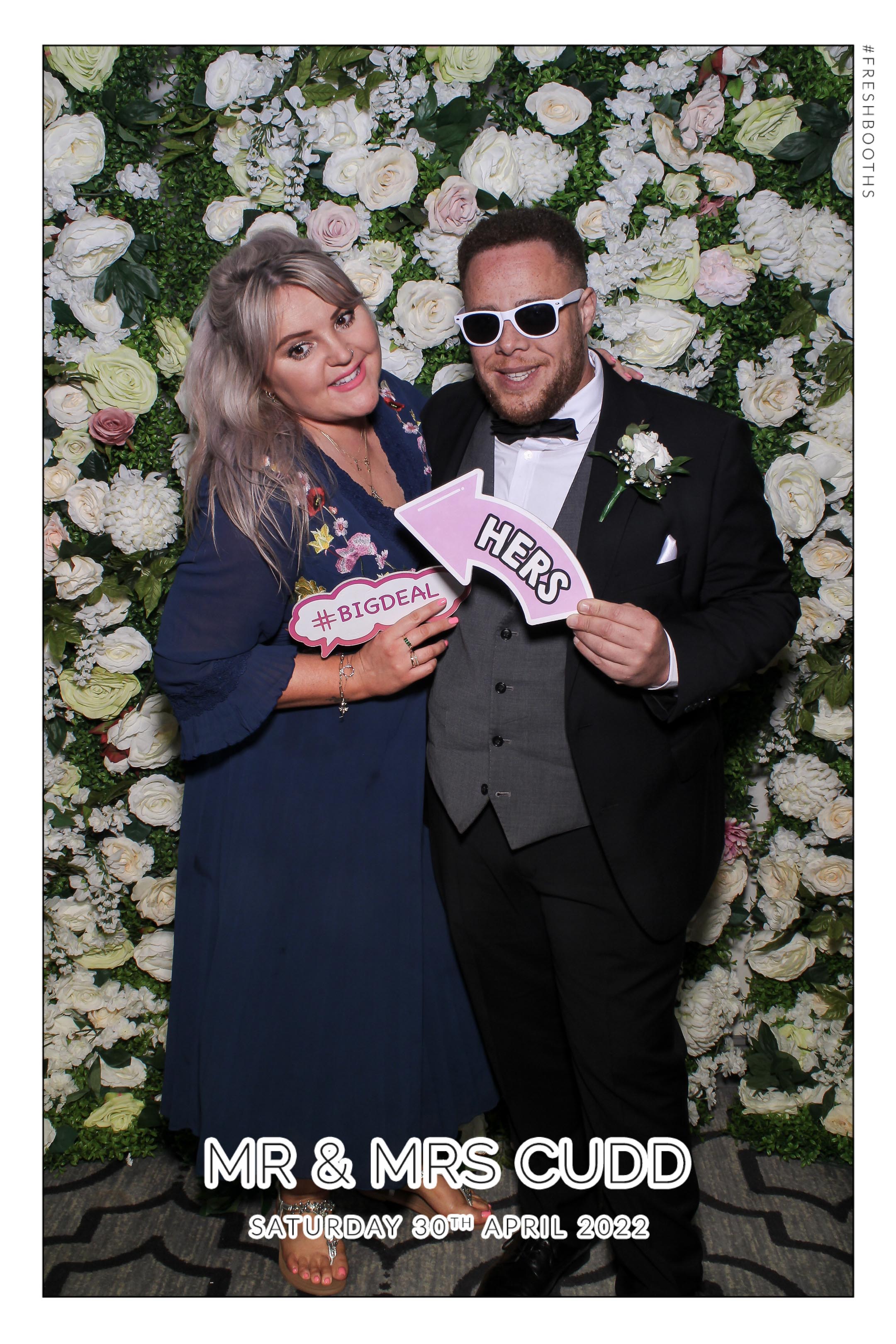 Mr & Mrs Cudd - Selfie Mirror | View more photos from the event at gallery.freshbooths.com/u/FreshBooths/Mr-Mrs-Cudd-Selfie-Mirror