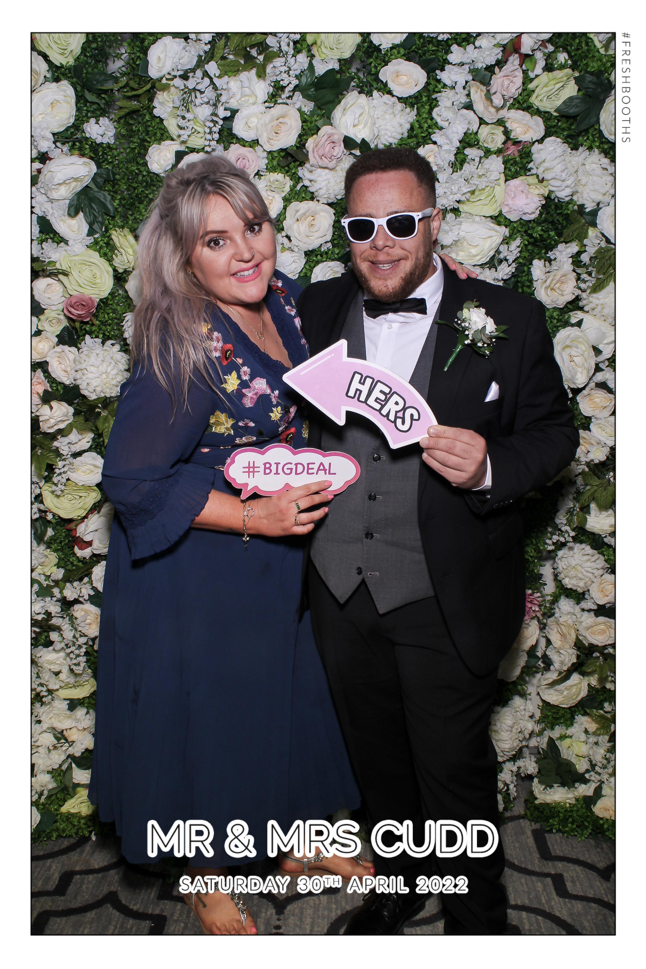 Mr & Mrs Cudd - Selfie Mirror | View more photos from the event at gallery.freshbooths.com/u/FreshBooths/Mr-Mrs-Cudd-Selfie-Mirror