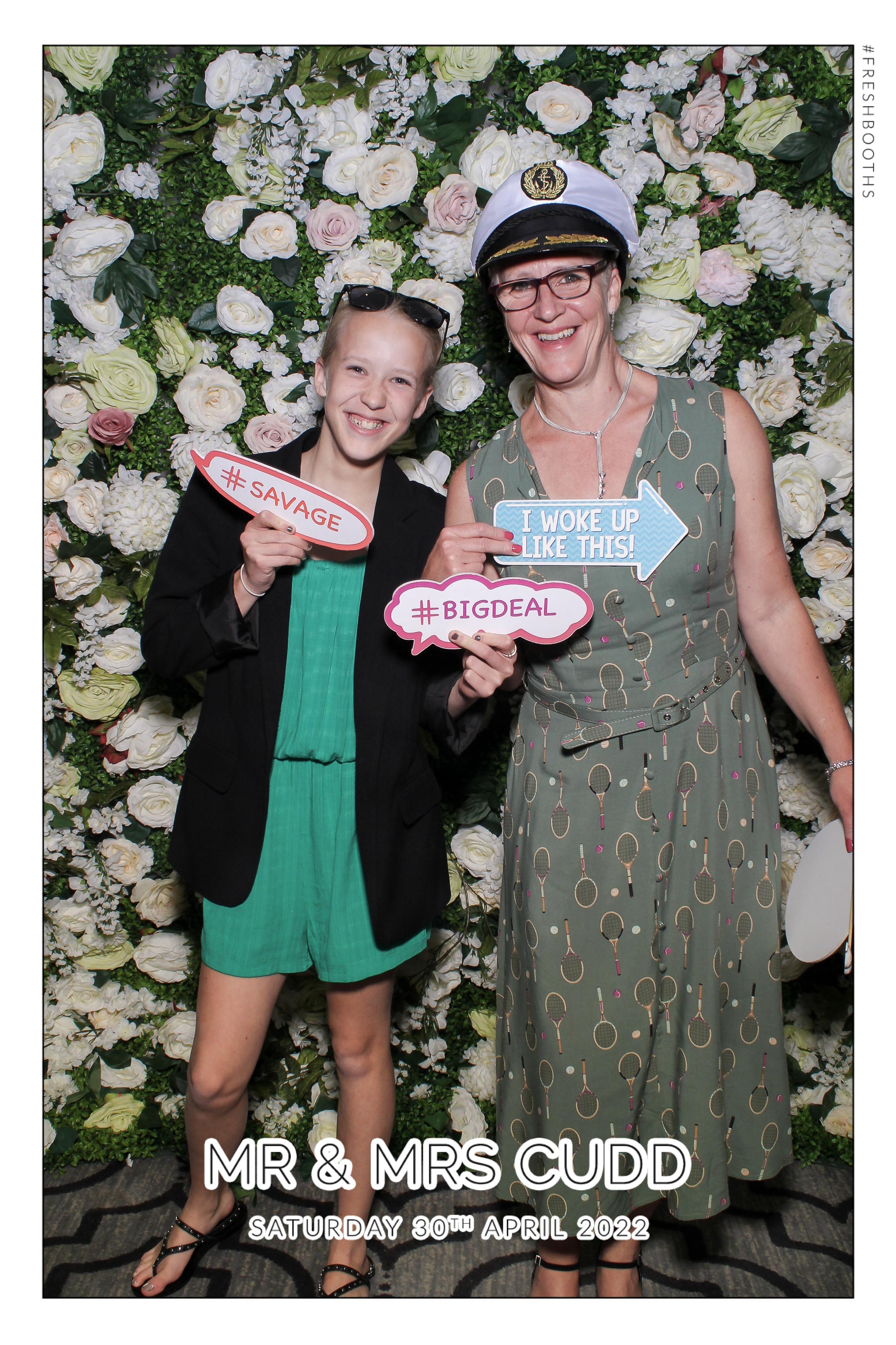 Mr & Mrs Cudd - Selfie Mirror | View more photos from the event at gallery.freshbooths.com/u/FreshBooths/Mr-Mrs-Cudd-Selfie-Mirror