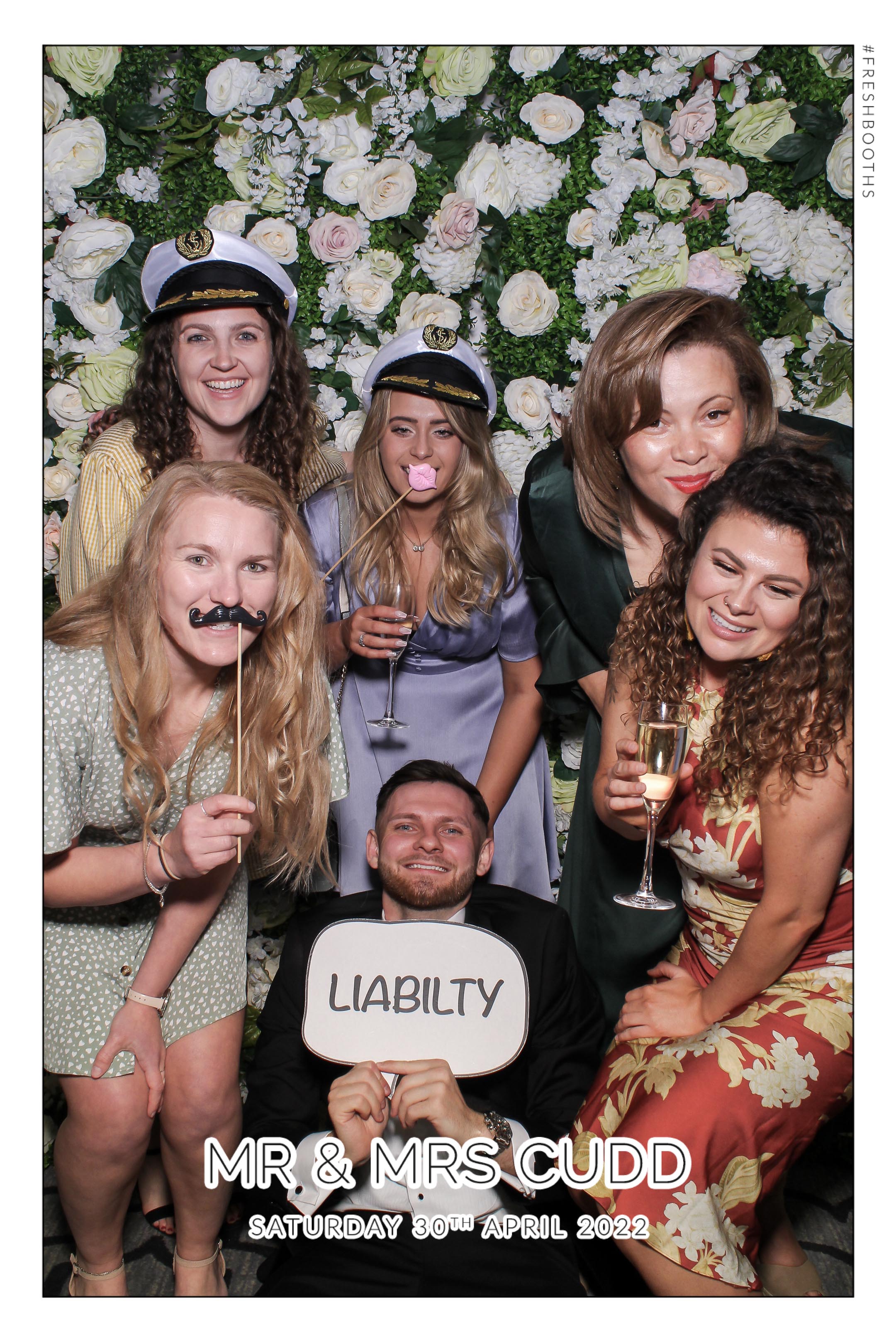 Mr & Mrs Cudd - Selfie Mirror | View more photos from the event at gallery.freshbooths.com/u/FreshBooths/Mr-Mrs-Cudd-Selfie-Mirror