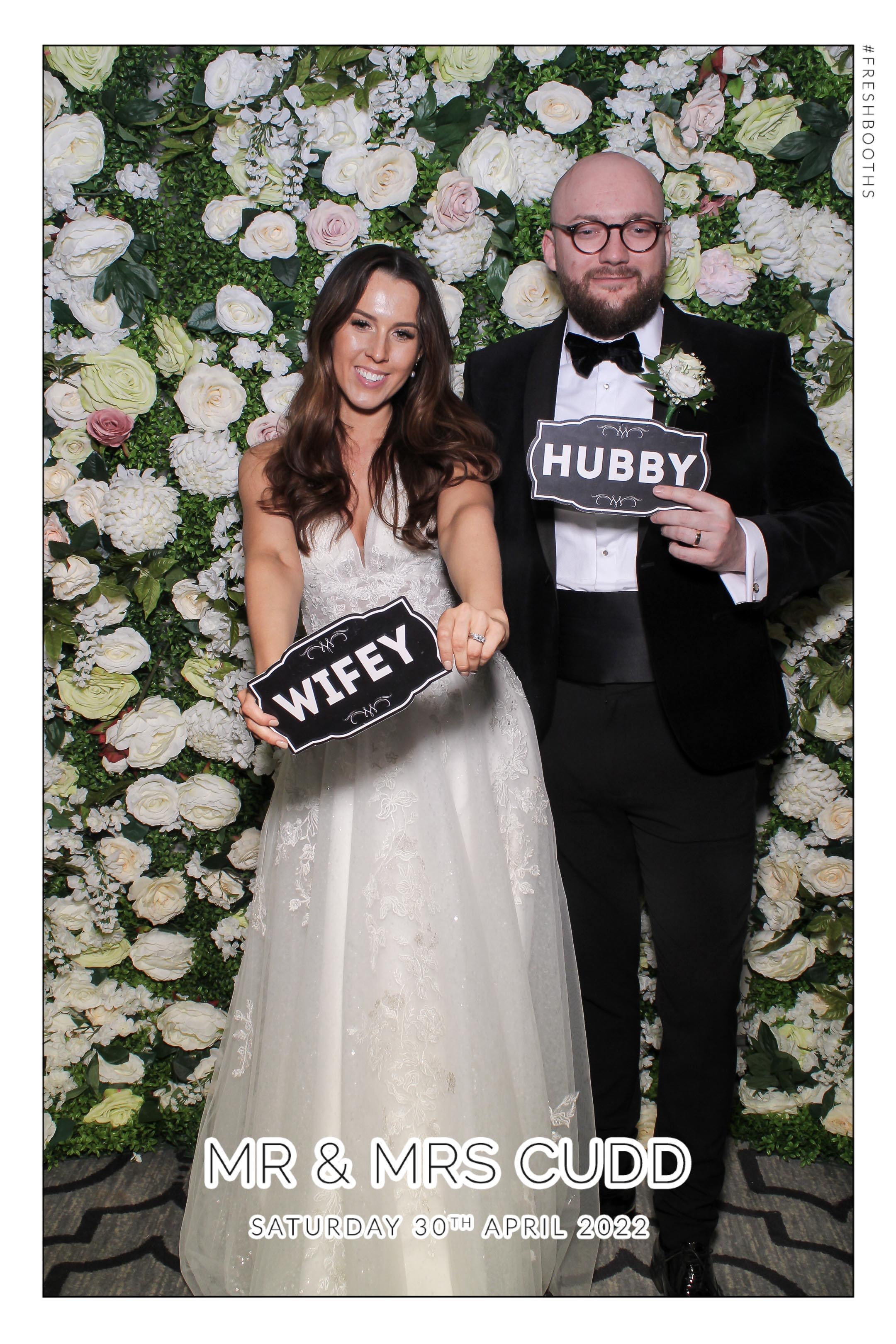 Mr & Mrs Cudd - Selfie Mirror | View more photos from the event at gallery.freshbooths.com/u/FreshBooths/Mr-Mrs-Cudd-Selfie-Mirror