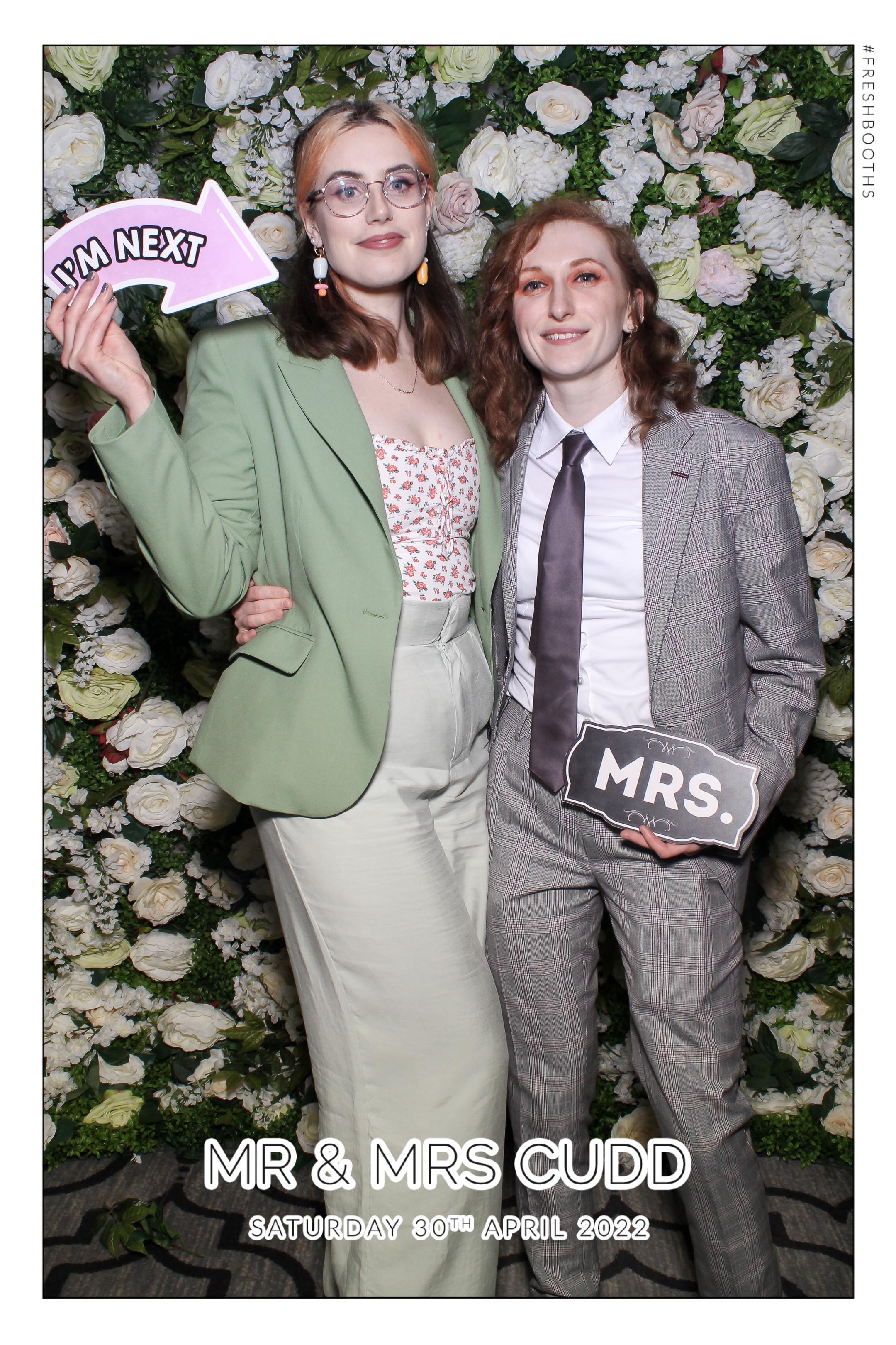 Mr & Mrs Cudd - Selfie Mirror | View more photos from the event at gallery.freshbooths.com/u/FreshBooths/Mr-Mrs-Cudd-Selfie-Mirror