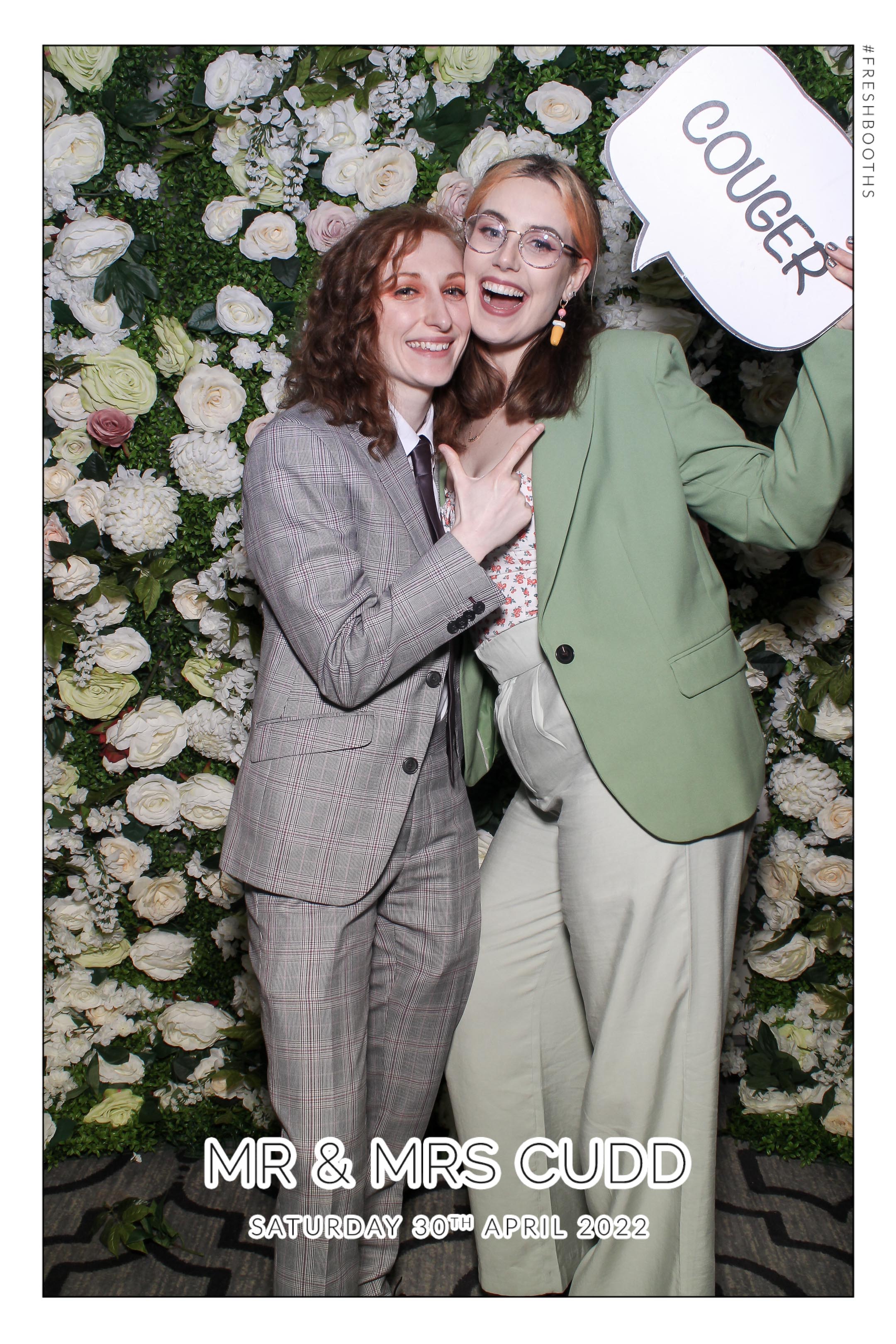 Mr & Mrs Cudd - Selfie Mirror | View more photos from the event at gallery.freshbooths.com/u/FreshBooths/Mr-Mrs-Cudd-Selfie-Mirror