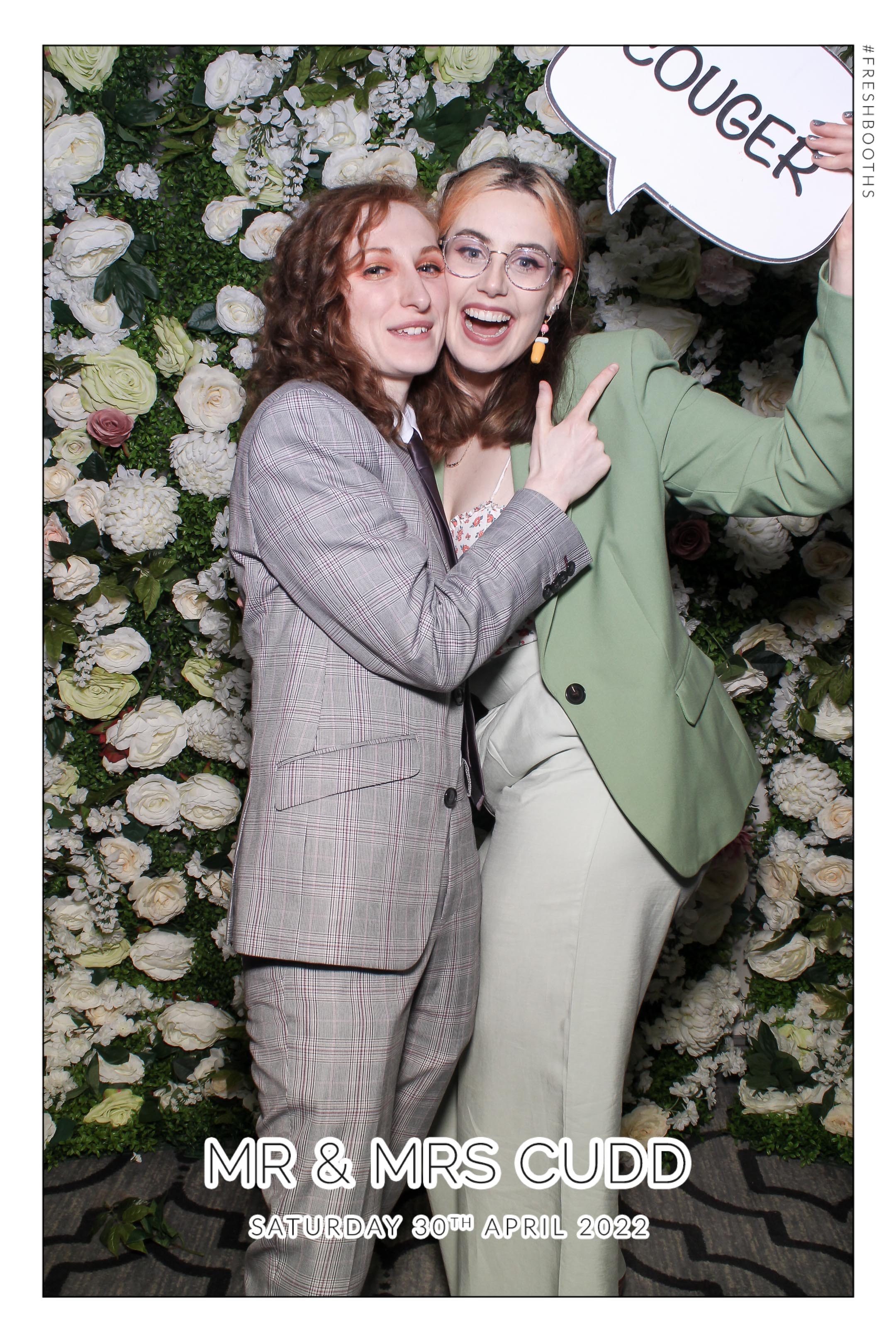 Mr & Mrs Cudd - Selfie Mirror | View more photos from the event at gallery.freshbooths.com/u/FreshBooths/Mr-Mrs-Cudd-Selfie-Mirror