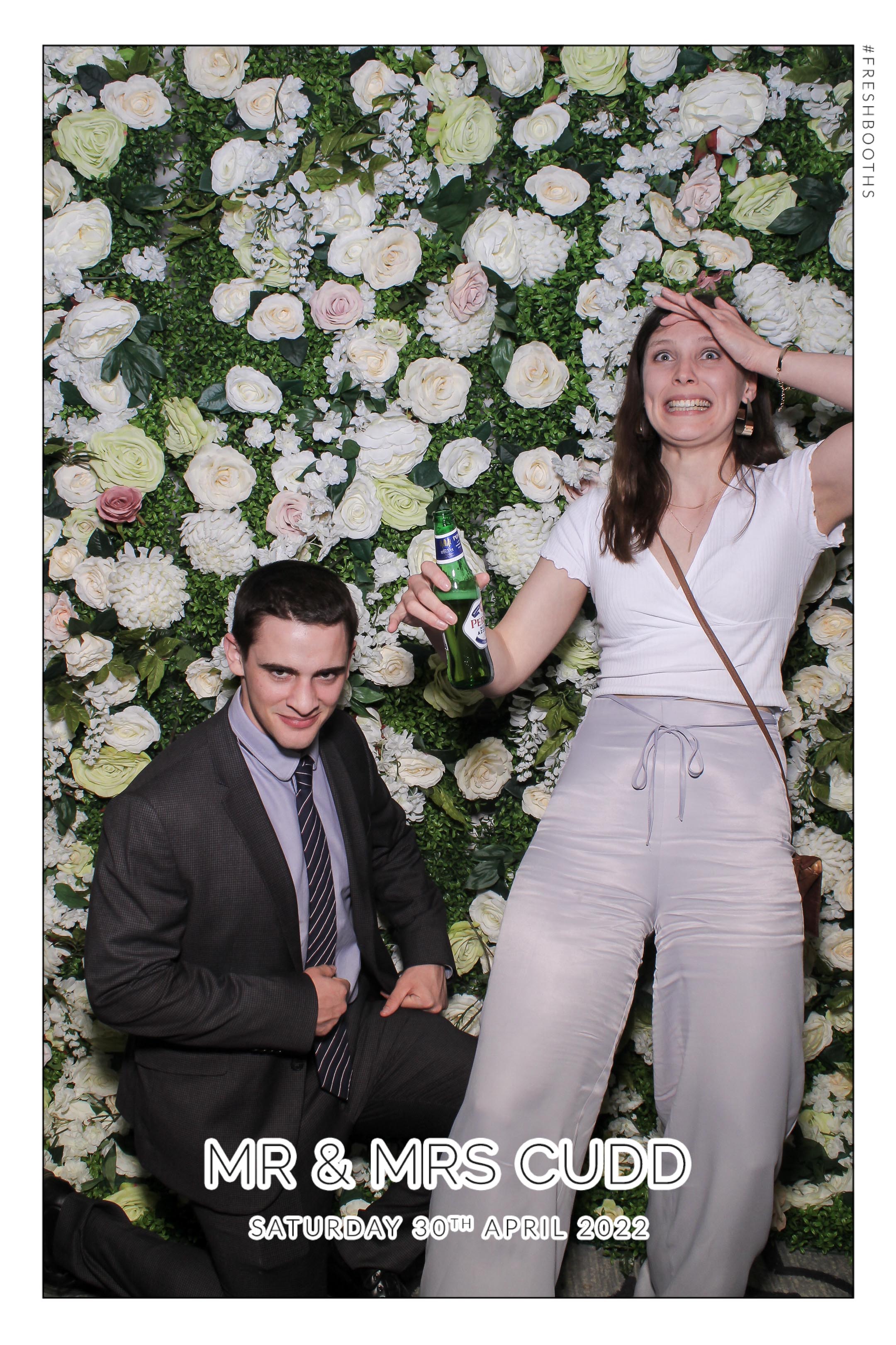 Mr & Mrs Cudd - Selfie Mirror | View more photos from the event at gallery.freshbooths.com/u/FreshBooths/Mr-Mrs-Cudd-Selfie-Mirror