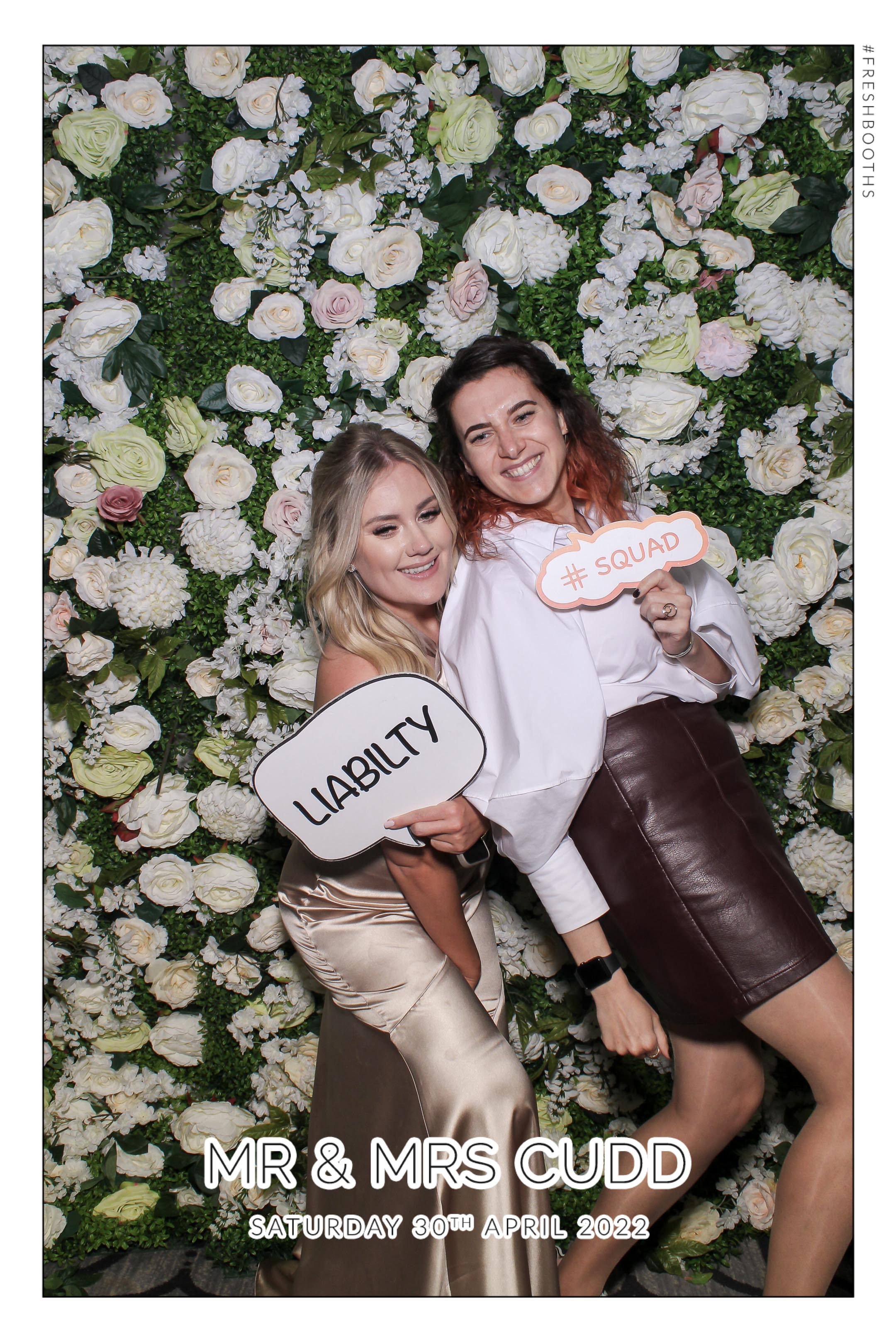 Mr & Mrs Cudd - Selfie Mirror | View more photos from the event at gallery.freshbooths.com/u/FreshBooths/Mr-Mrs-Cudd-Selfie-Mirror
