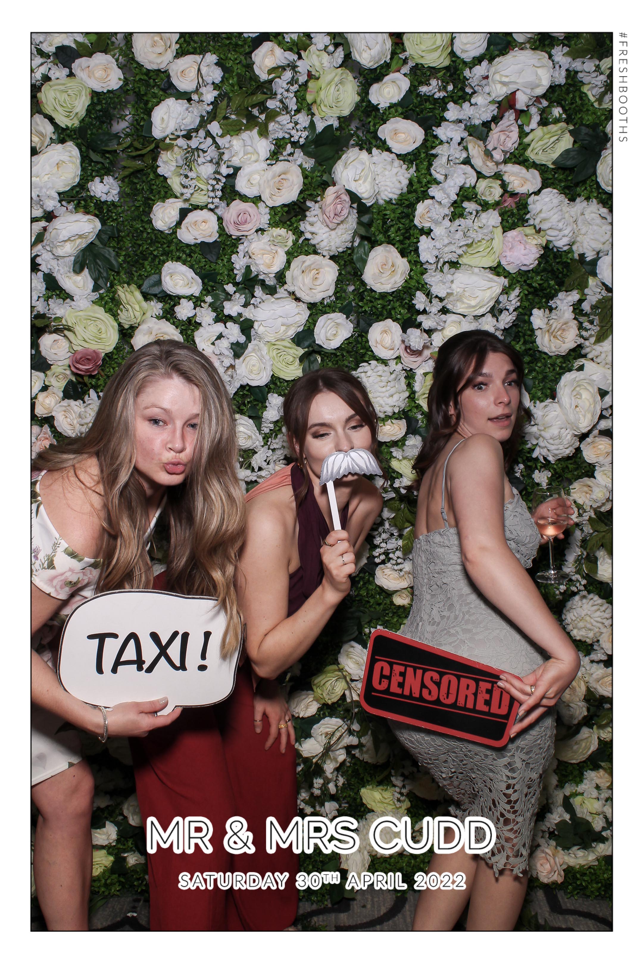 Mr & Mrs Cudd - Selfie Mirror | View more photos from the event at gallery.freshbooths.com/u/FreshBooths/Mr-Mrs-Cudd-Selfie-Mirror