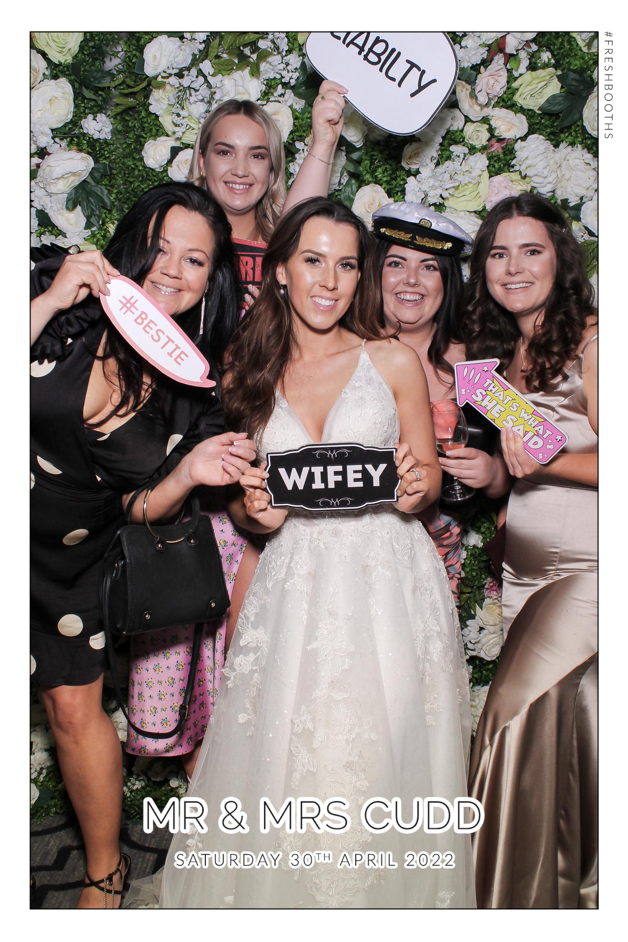 Mr & Mrs Cudd - Selfie Mirror | View more photos from the event at gallery.freshbooths.com/u/FreshBooths/Mr-Mrs-Cudd-Selfie-Mirror