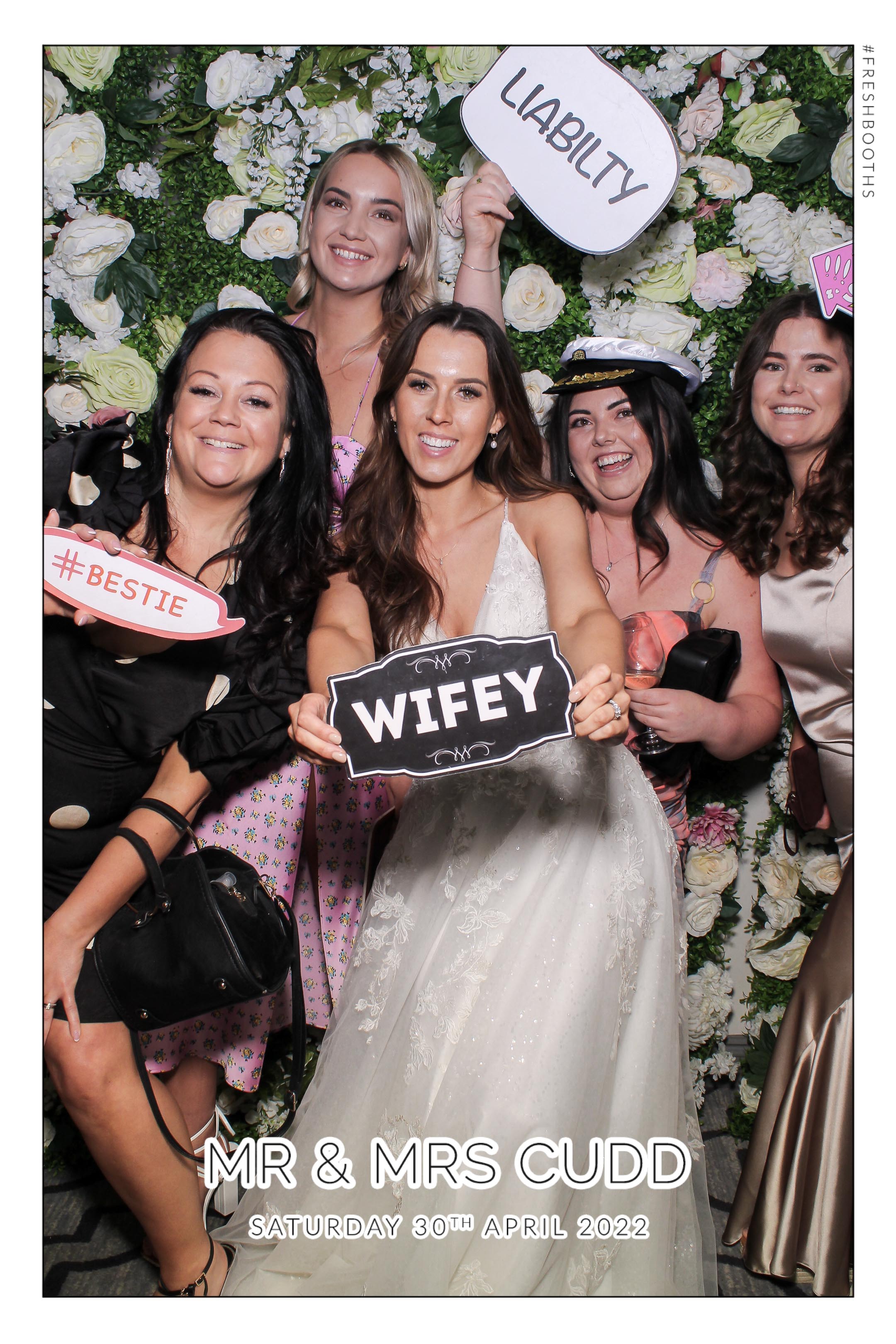 Mr & Mrs Cudd - Selfie Mirror | View more photos from the event at gallery.freshbooths.com/u/FreshBooths/Mr-Mrs-Cudd-Selfie-Mirror