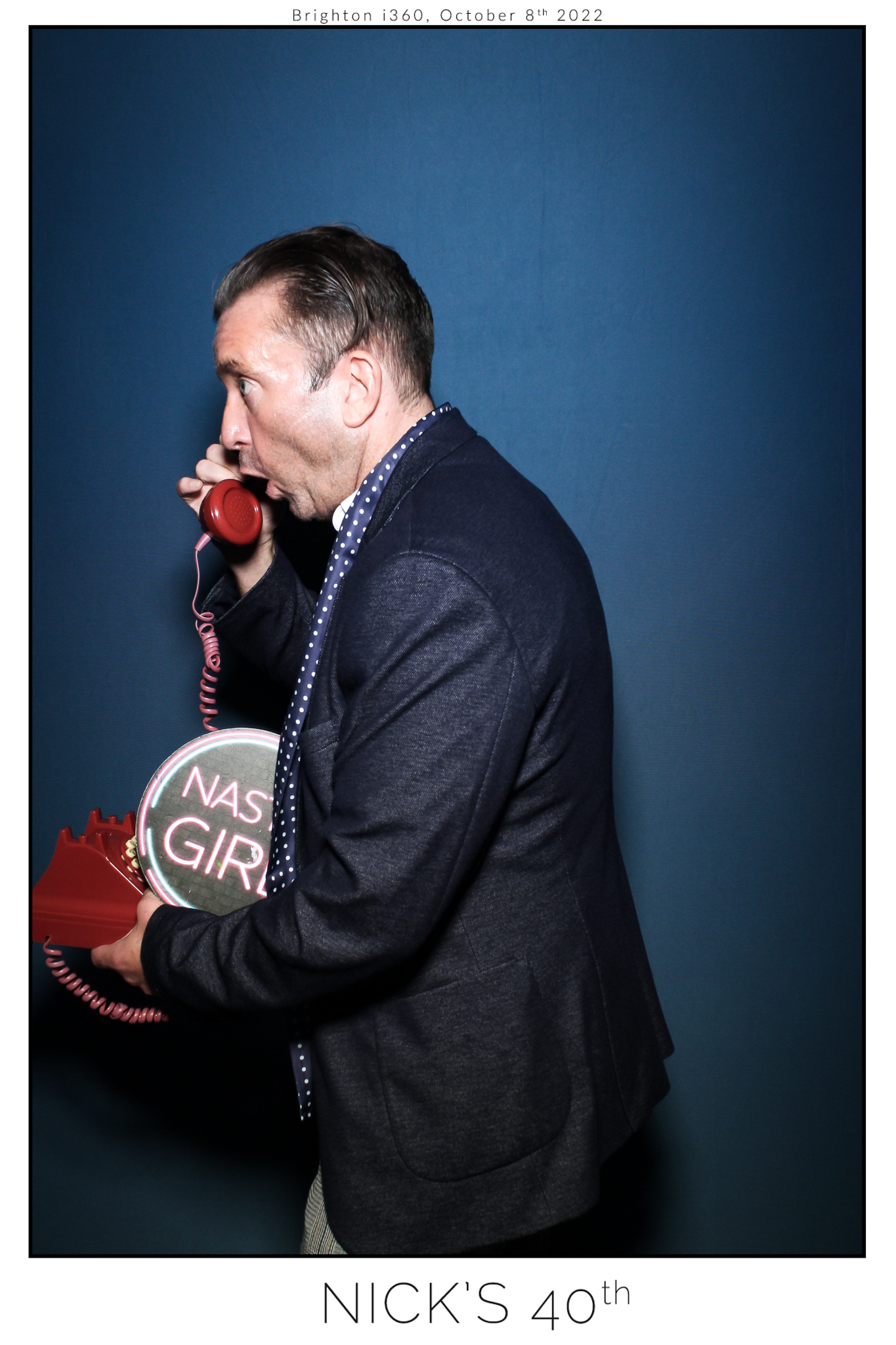 Nicks 40th - Selfie Mirror | View more photos from the event at gallery.freshbooths.com/u/FreshBooths/Nicks-40th-Selfie-Mirror