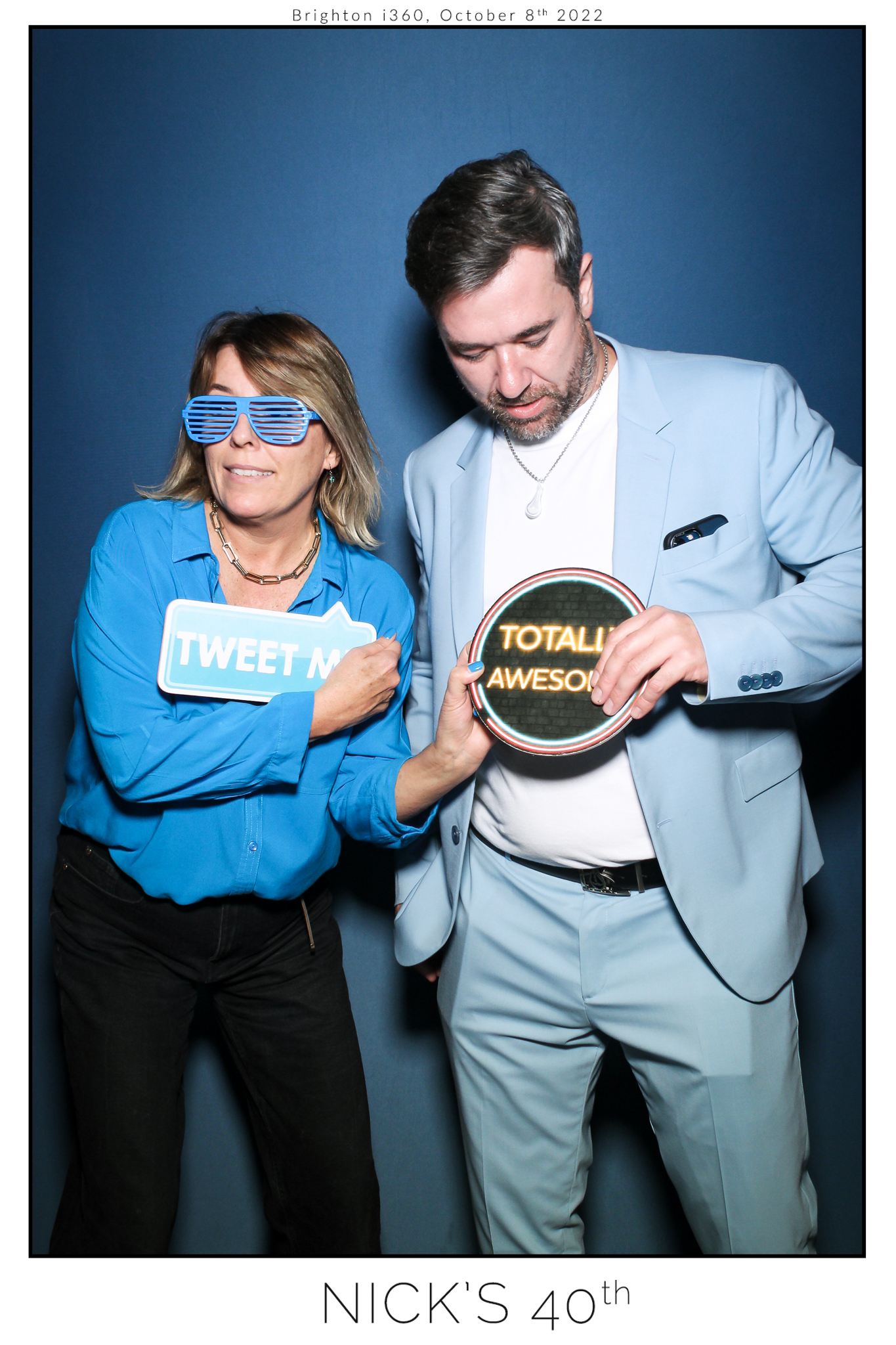 Nicks 40th - Selfie Mirror | View more photos from the event at gallery.freshbooths.com/u/FreshBooths/Nicks-40th-Selfie-Mirror
