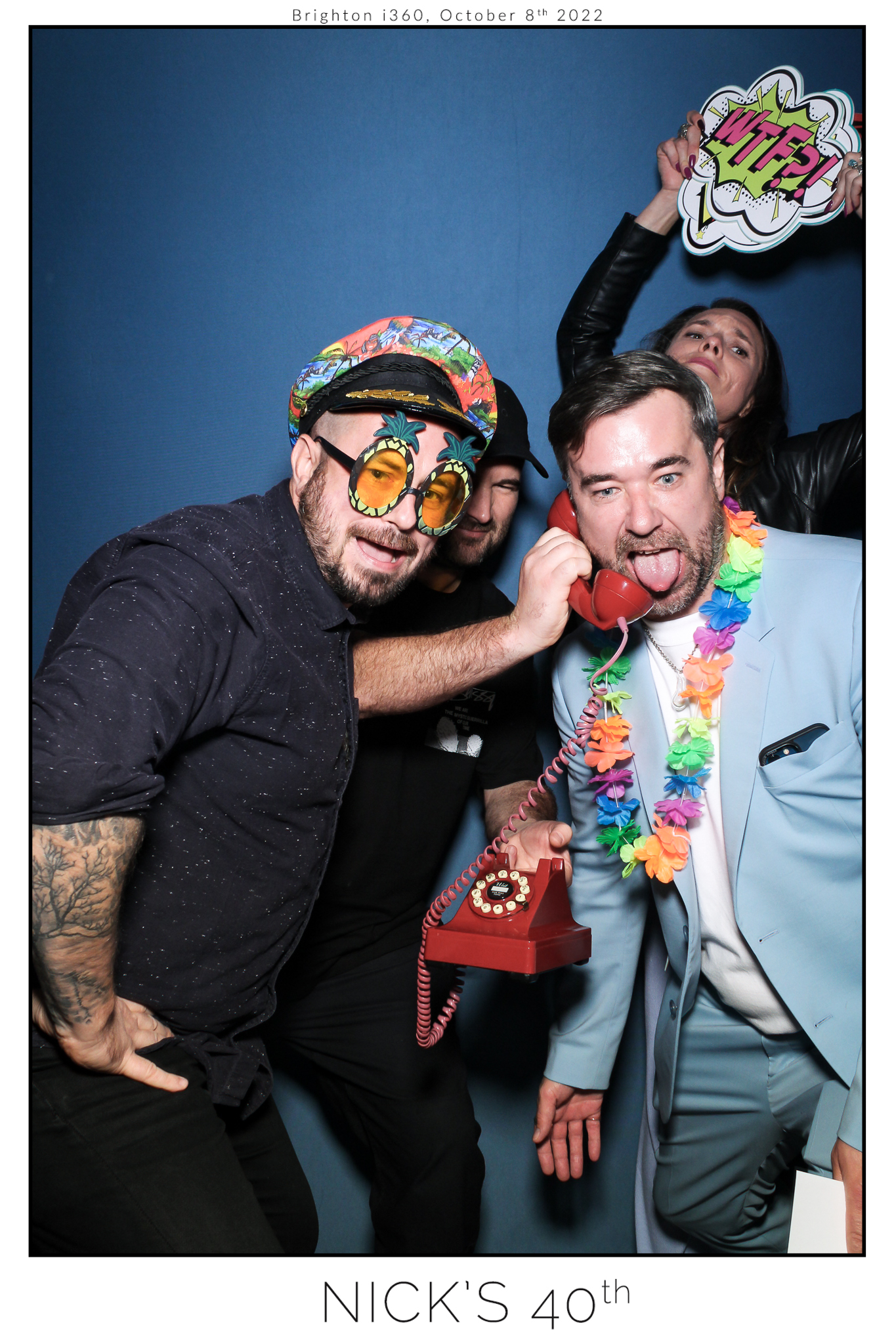 Nicks 40th - Selfie Mirror | View more photos from the event at gallery.freshbooths.com/u/FreshBooths/Nicks-40th-Selfie-Mirror