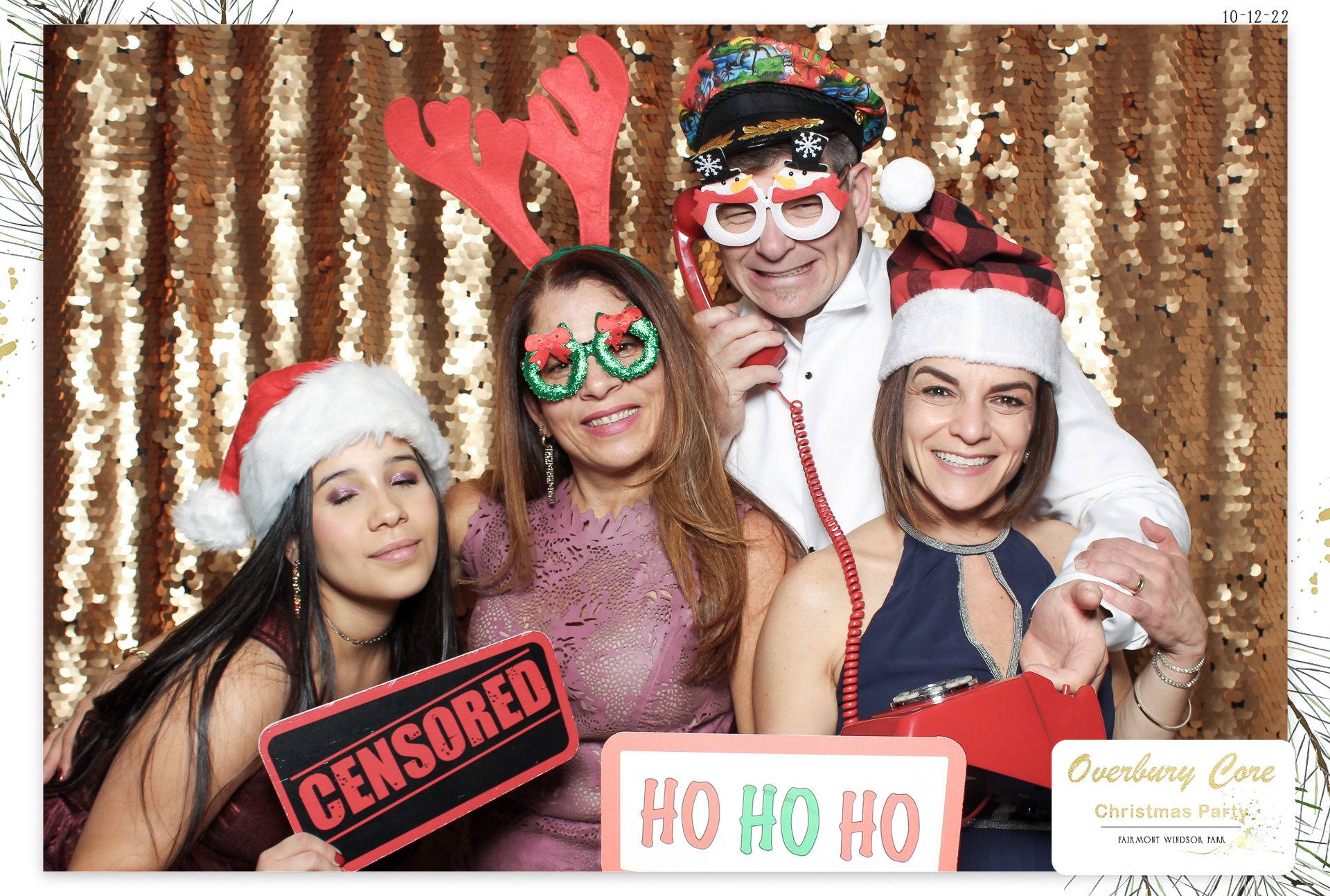 Overbury Core Christmas Party 2022 | View more photos from the event at gallery.freshbooths.com/u/FreshBooths/Overbury-Core-Christmas-Party-2022
