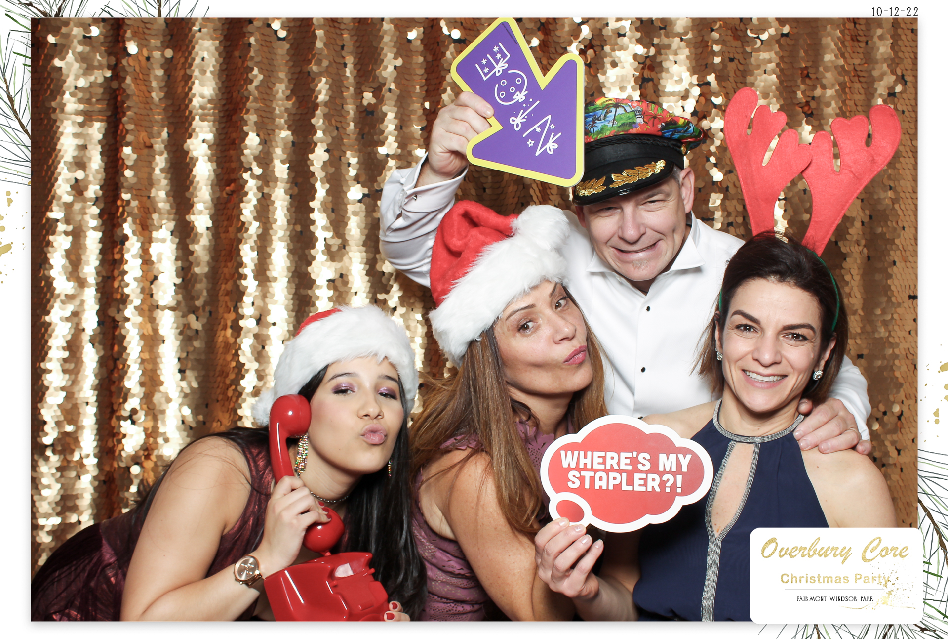 Overbury Core Christmas Party 2022 | View more photos from the event at gallery.freshbooths.com/u/FreshBooths/Overbury-Core-Christmas-Party-2022