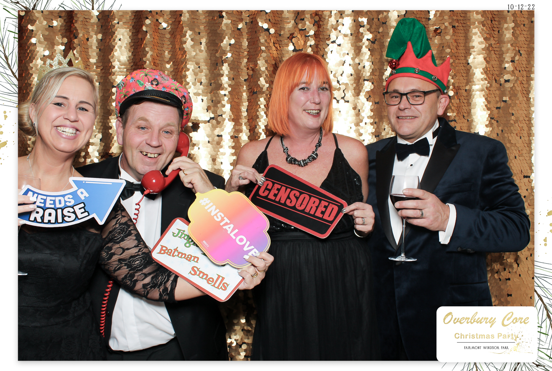 Overbury Core Christmas Party 2022 | View more photos from the event at gallery.freshbooths.com/u/FreshBooths/Overbury-Core-Christmas-Party-2022