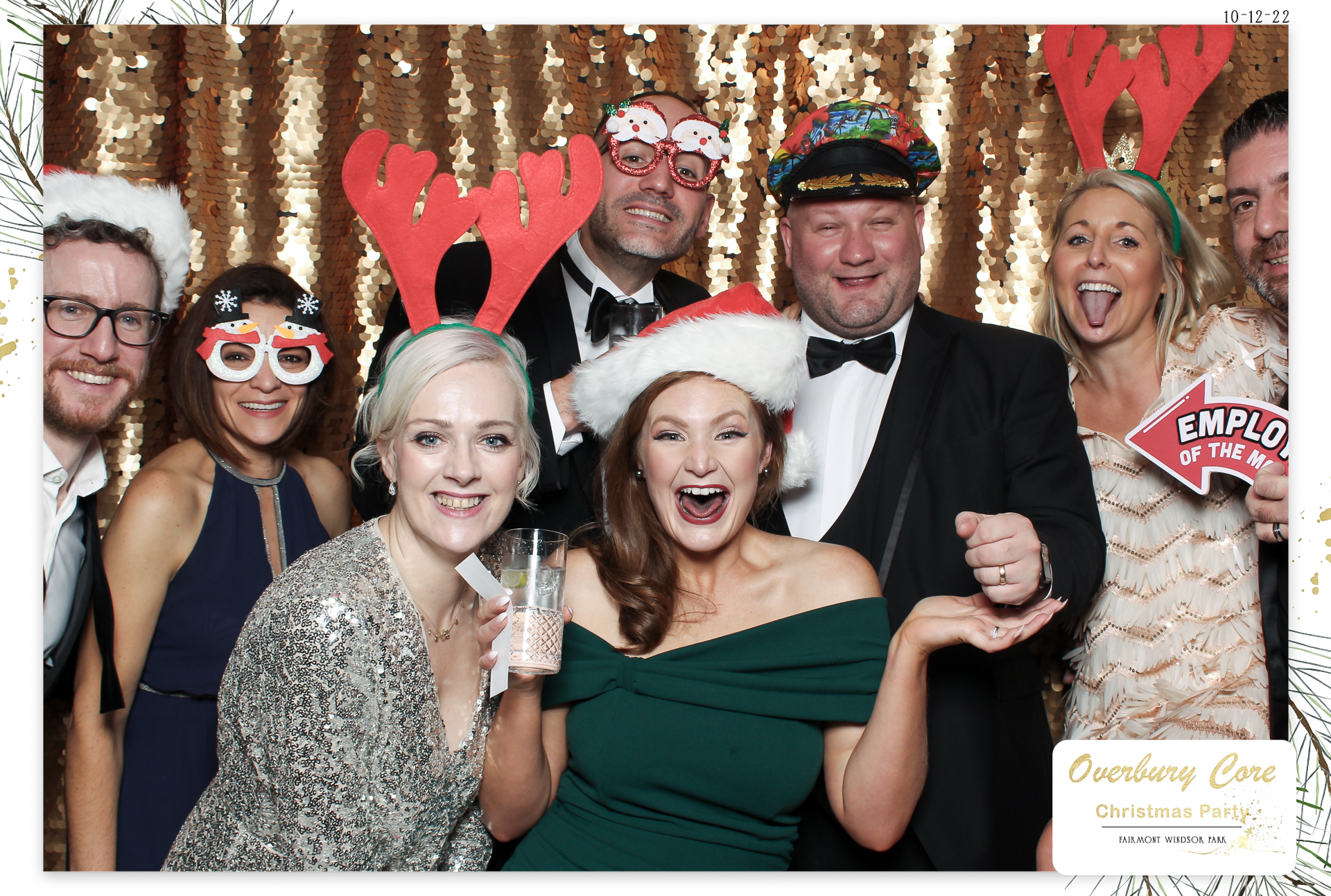 Overbury Core Christmas Party 2022 | View more photos from the event at gallery.freshbooths.com/u/FreshBooths/Overbury-Core-Christmas-Party-2022