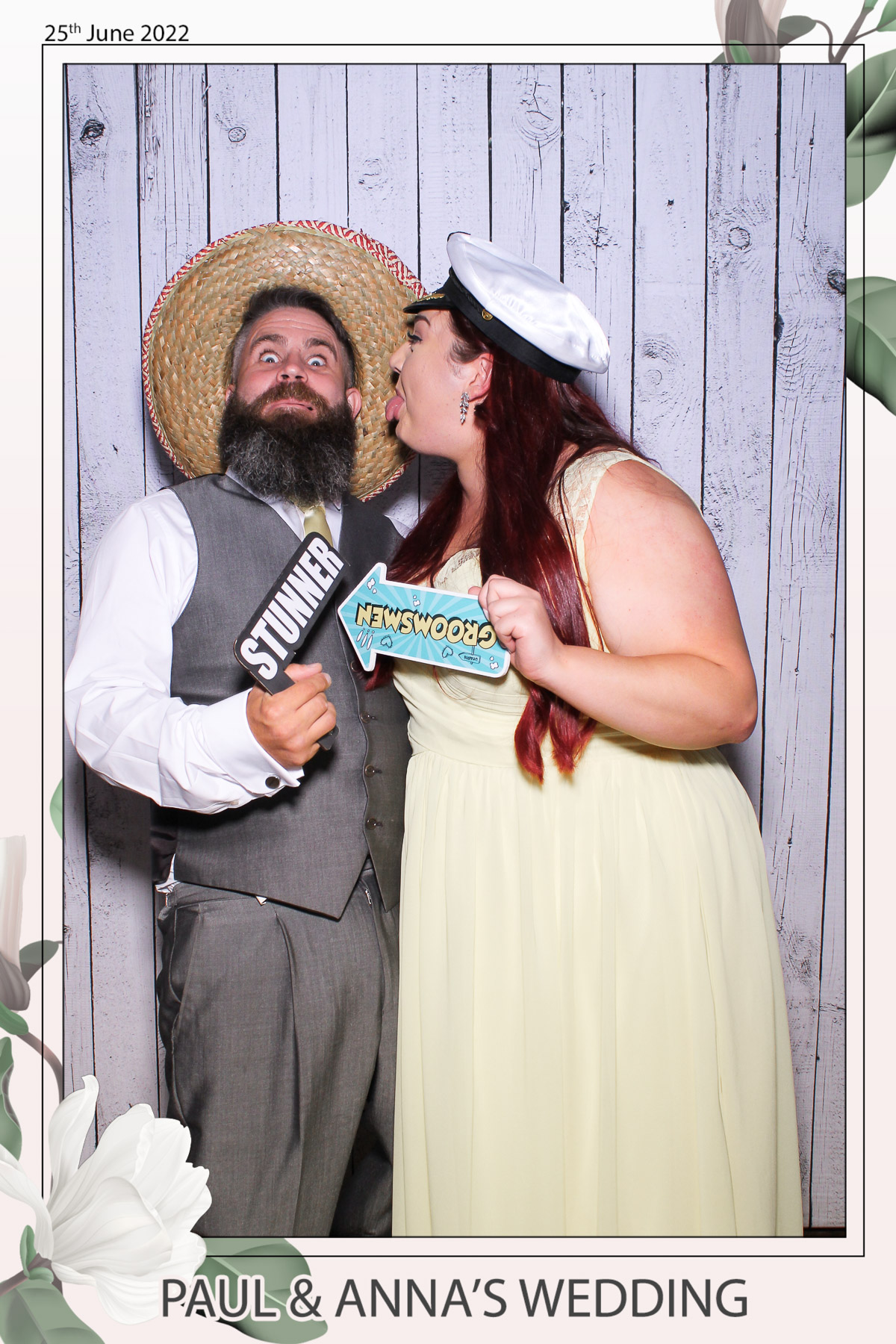 Paul & Anna's Wedding - Selfie Mirror | View more photos from the event at gallery.freshbooths.com/u/FreshBooths/Paul-Annas-Wedding-Selfie-Mirror