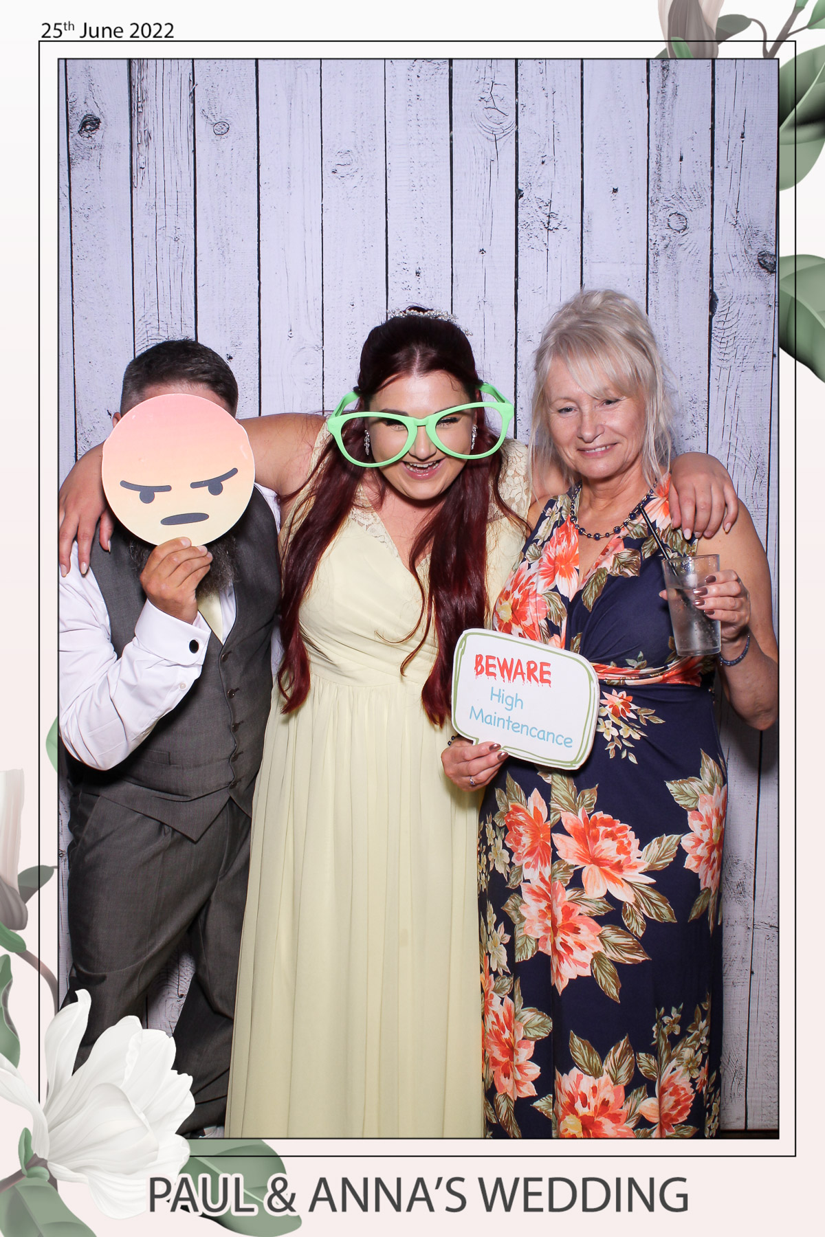 Paul & Anna's Wedding - Selfie Mirror | View more photos from the event at gallery.freshbooths.com/u/FreshBooths/Paul-Annas-Wedding-Selfie-Mirror