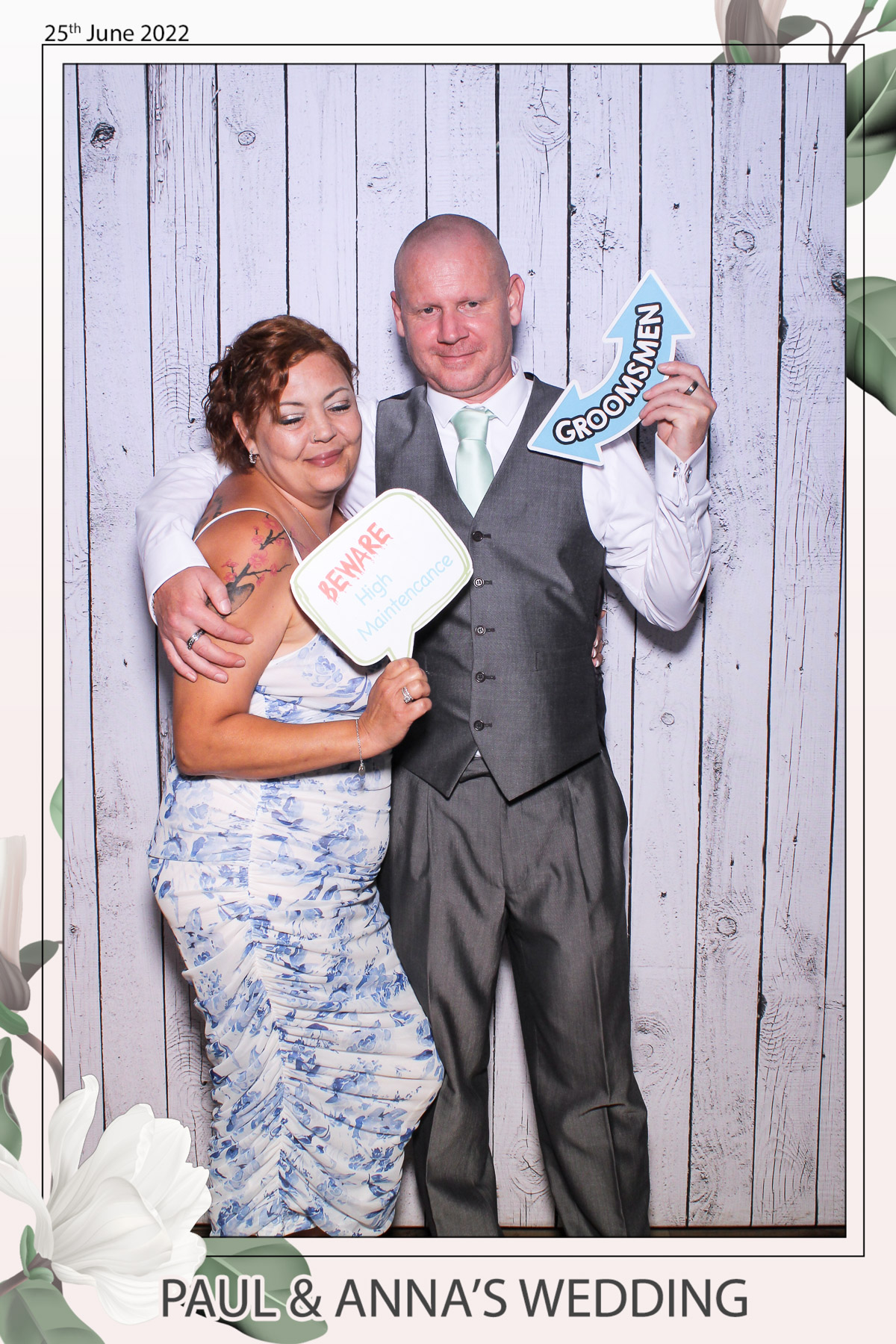 Paul & Anna's Wedding - Selfie Mirror | View more photos from the event at gallery.freshbooths.com/u/FreshBooths/Paul-Annas-Wedding-Selfie-Mirror