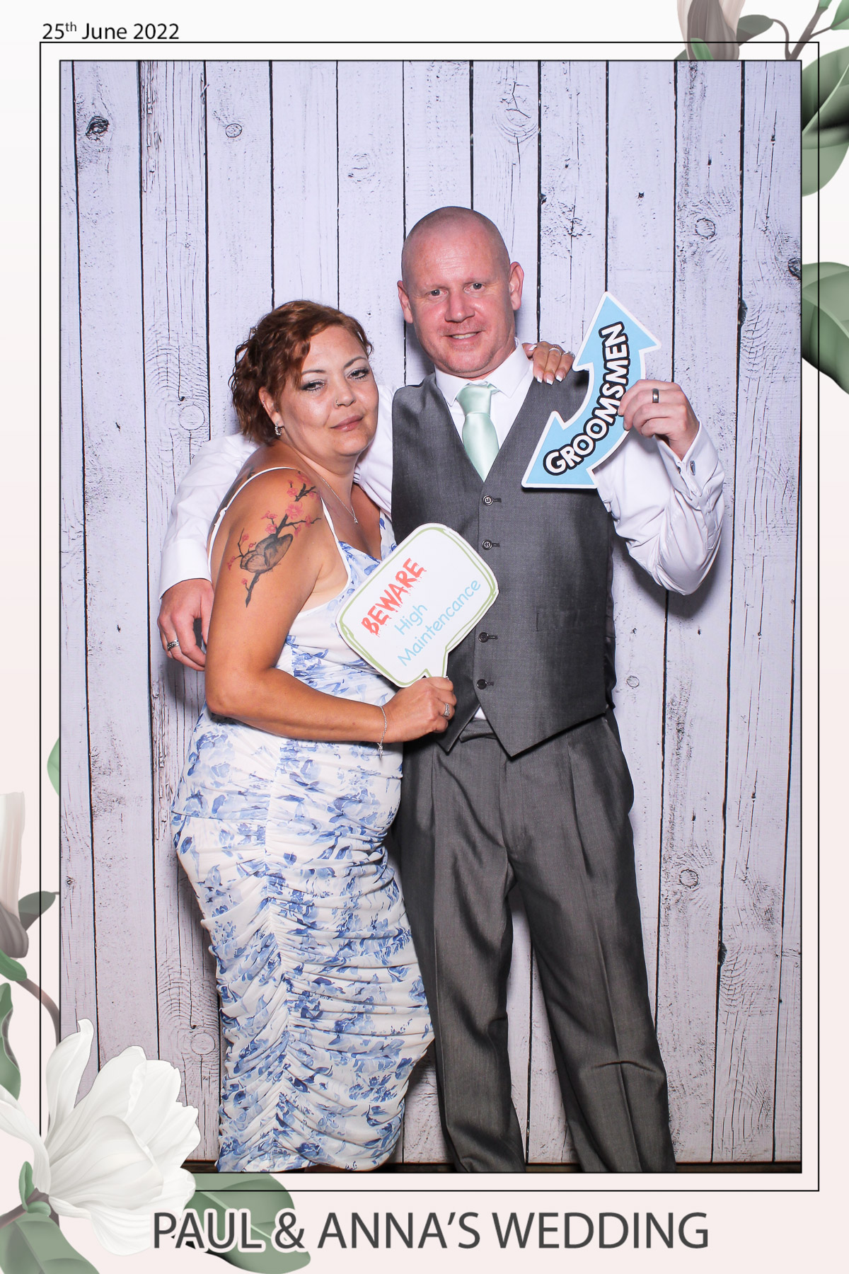 Paul & Anna's Wedding - Selfie Mirror | View more photos from the event at gallery.freshbooths.com/u/FreshBooths/Paul-Annas-Wedding-Selfie-Mirror