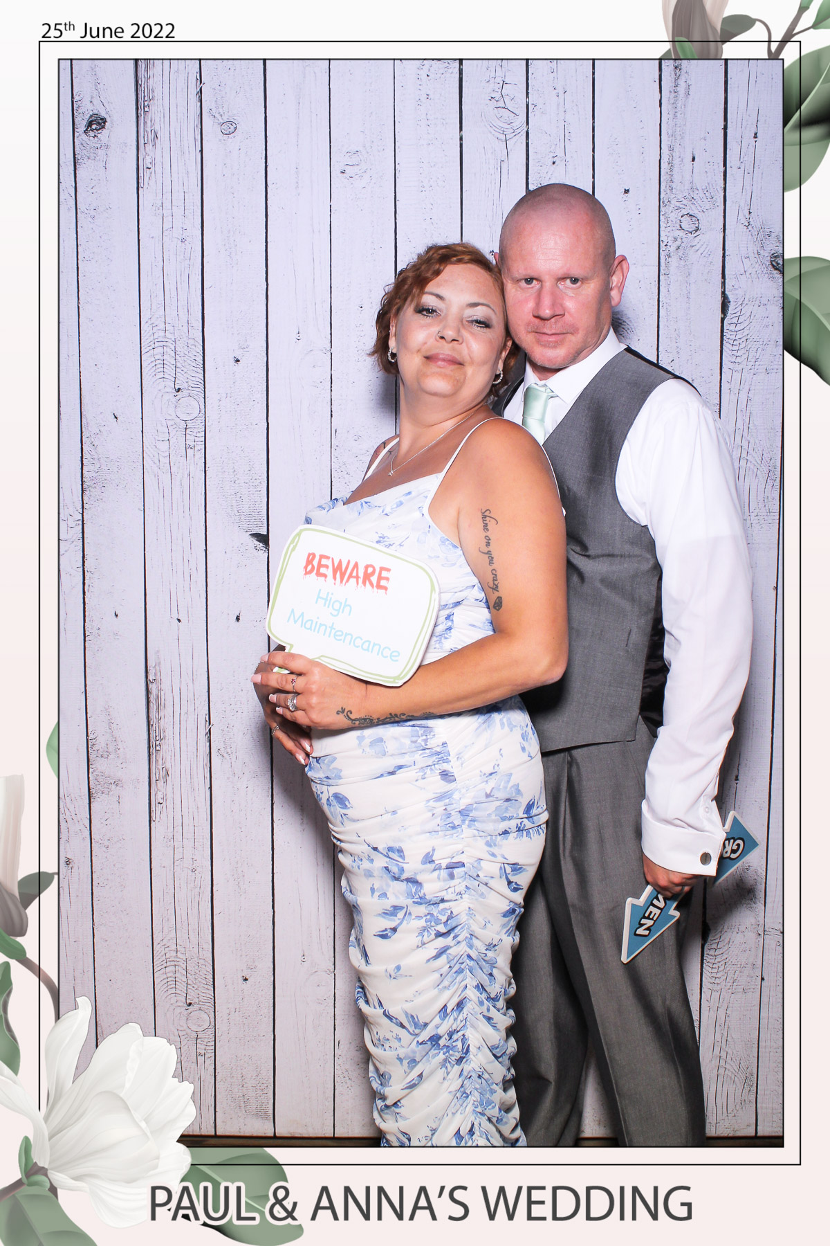 Paul & Anna's Wedding - Selfie Mirror | View more photos from the event at gallery.freshbooths.com/u/FreshBooths/Paul-Annas-Wedding-Selfie-Mirror