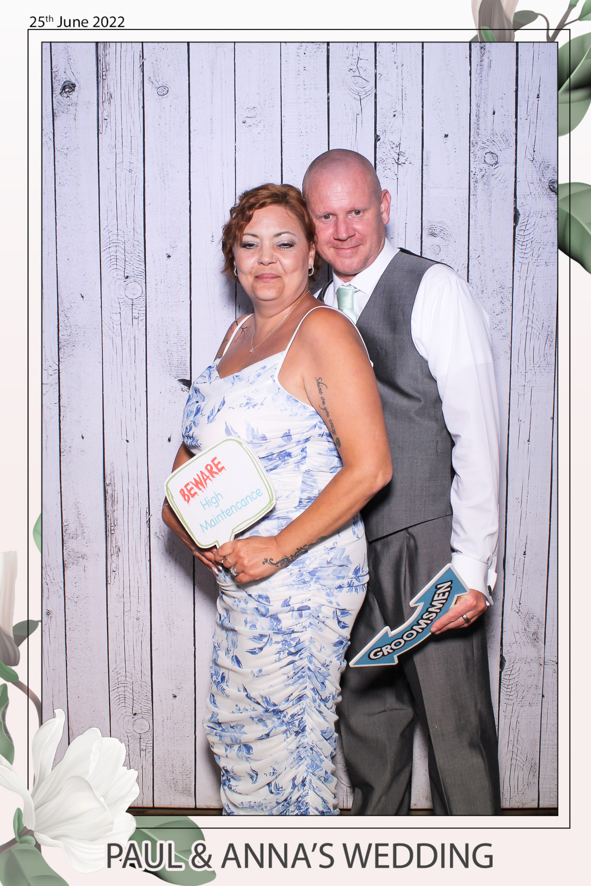 Paul & Anna's Wedding - Selfie Mirror | View more photos from the event at gallery.freshbooths.com/u/FreshBooths/Paul-Annas-Wedding-Selfie-Mirror