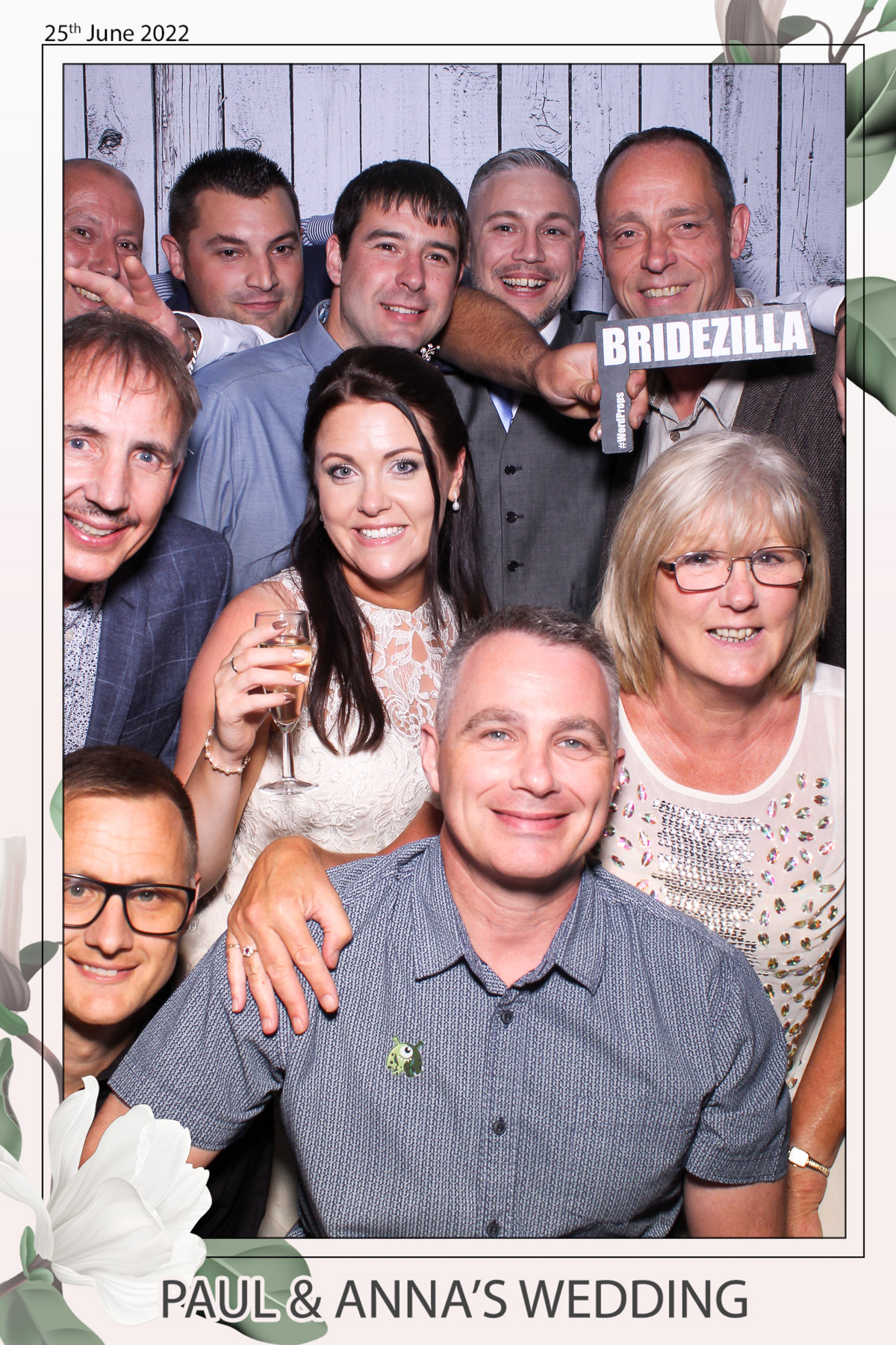 Paul & Anna's Wedding - Selfie Mirror | View more photos from the event at gallery.freshbooths.com/u/FreshBooths/Paul-Annas-Wedding-Selfie-Mirror