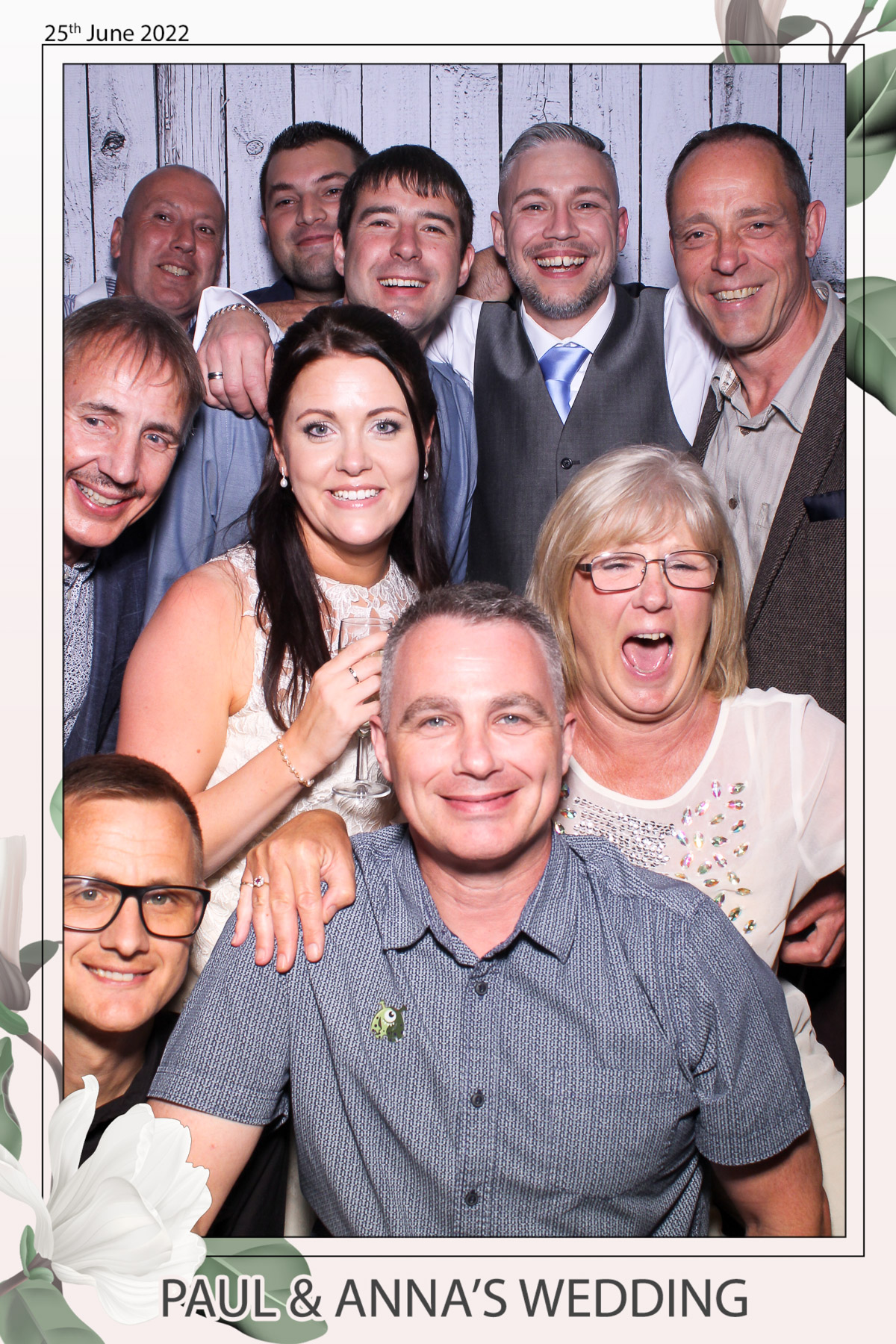 Paul & Anna's Wedding - Selfie Mirror | View more photos from the event at gallery.freshbooths.com/u/FreshBooths/Paul-Annas-Wedding-Selfie-Mirror