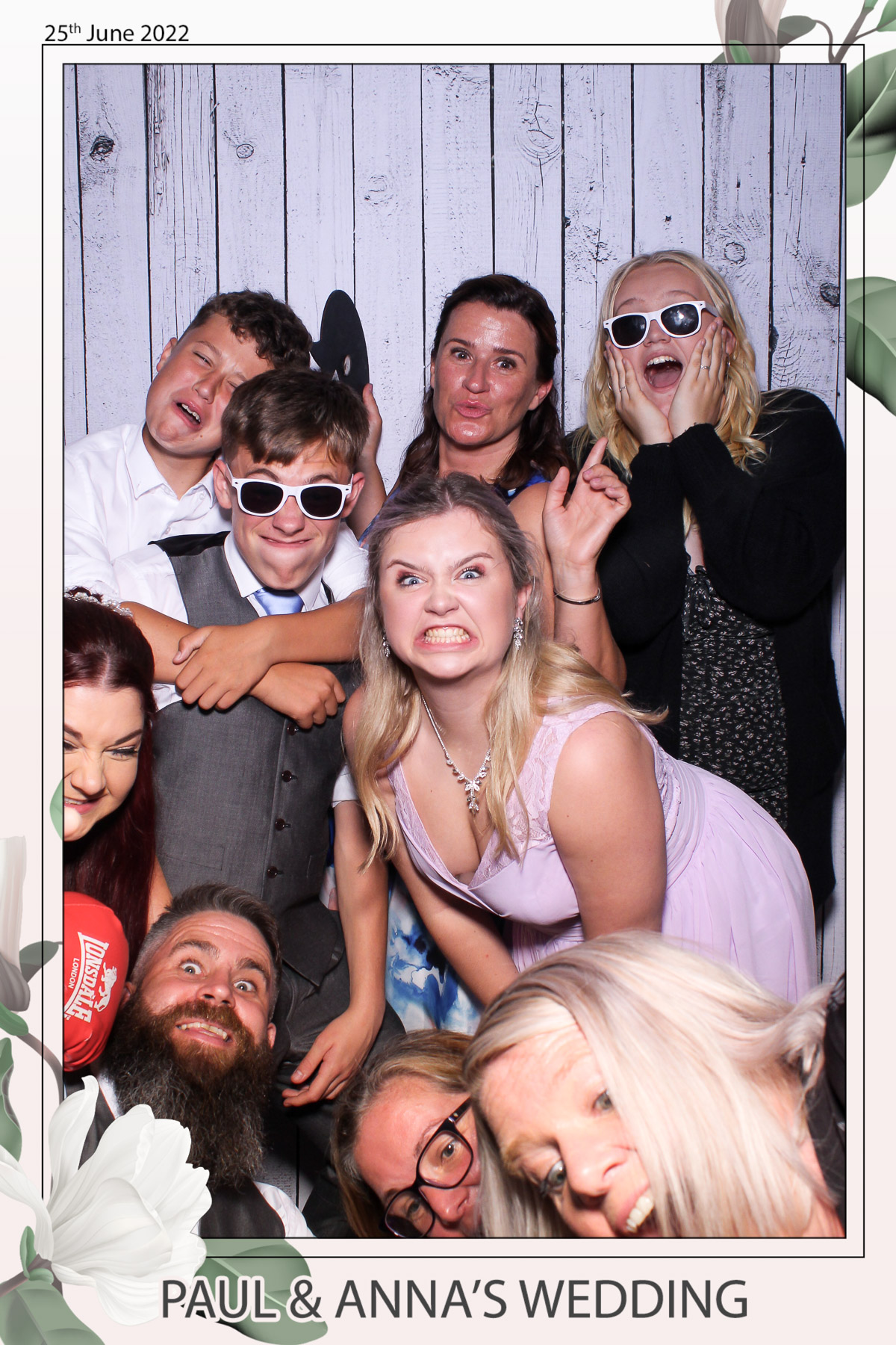 Paul & Anna's Wedding - Selfie Mirror | View more photos from the event at gallery.freshbooths.com/u/FreshBooths/Paul-Annas-Wedding-Selfie-Mirror