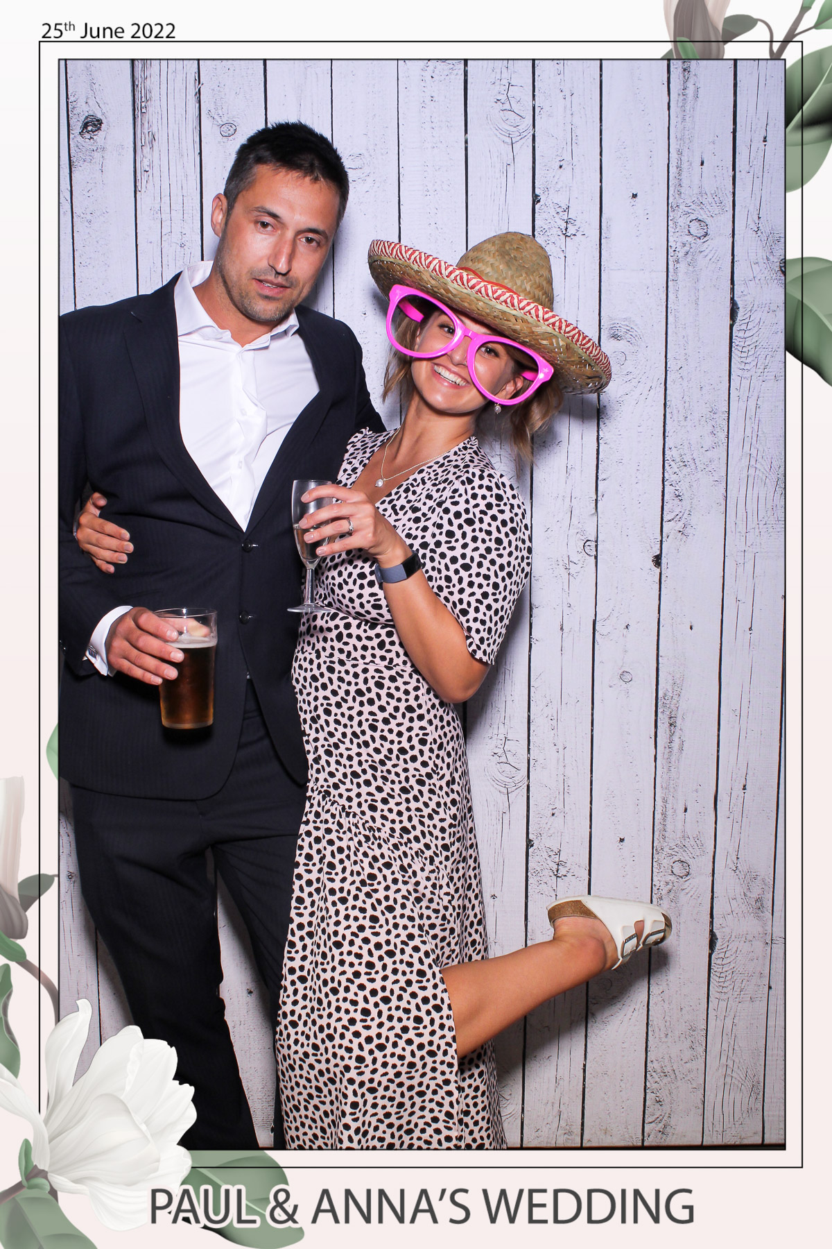 Paul & Anna's Wedding - Selfie Mirror | View more photos from the event at gallery.freshbooths.com/u/FreshBooths/Paul-Annas-Wedding-Selfie-Mirror
