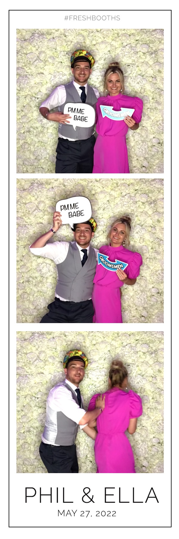 Phil & Ella Wedding - GIF Station | View more photos from the event at gallery.freshbooths.com/u/FreshBooths/Phil-Ella-Wedding-GIF-Station