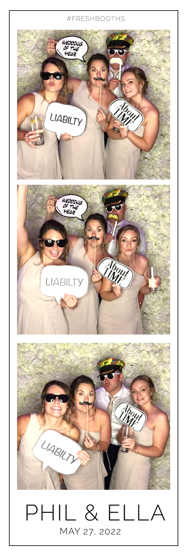 Phil & Ella Wedding - GIF Station | View more photos from the event at gallery.freshbooths.com/u/FreshBooths/Phil-Ella-Wedding-GIF-Station