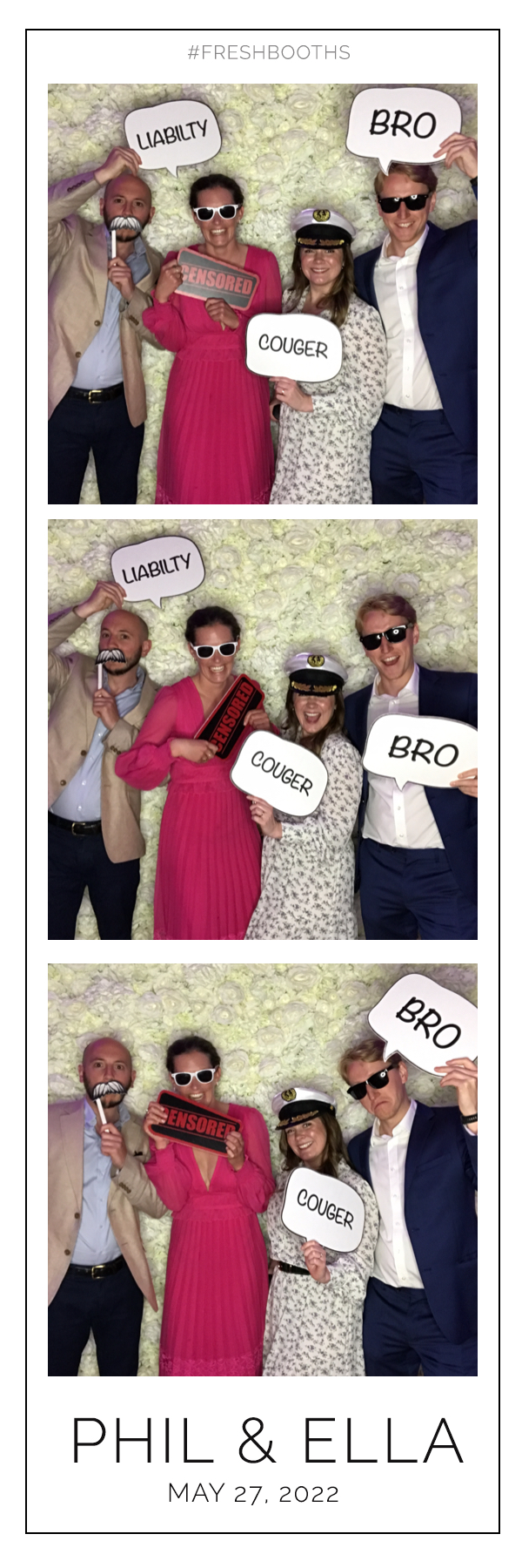 Phil & Ella Wedding - GIF Station | View more photos from the event at gallery.freshbooths.com/u/FreshBooths/Phil-Ella-Wedding-GIF-Station