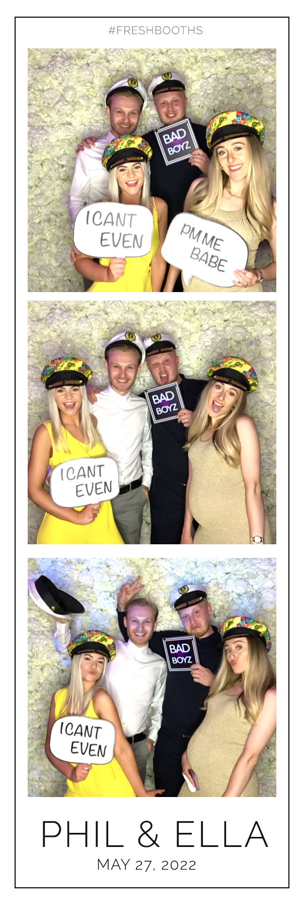 Phil & Ella Wedding - GIF Station | View more photos from the event at gallery.freshbooths.com/u/FreshBooths/Phil-Ella-Wedding-GIF-Station