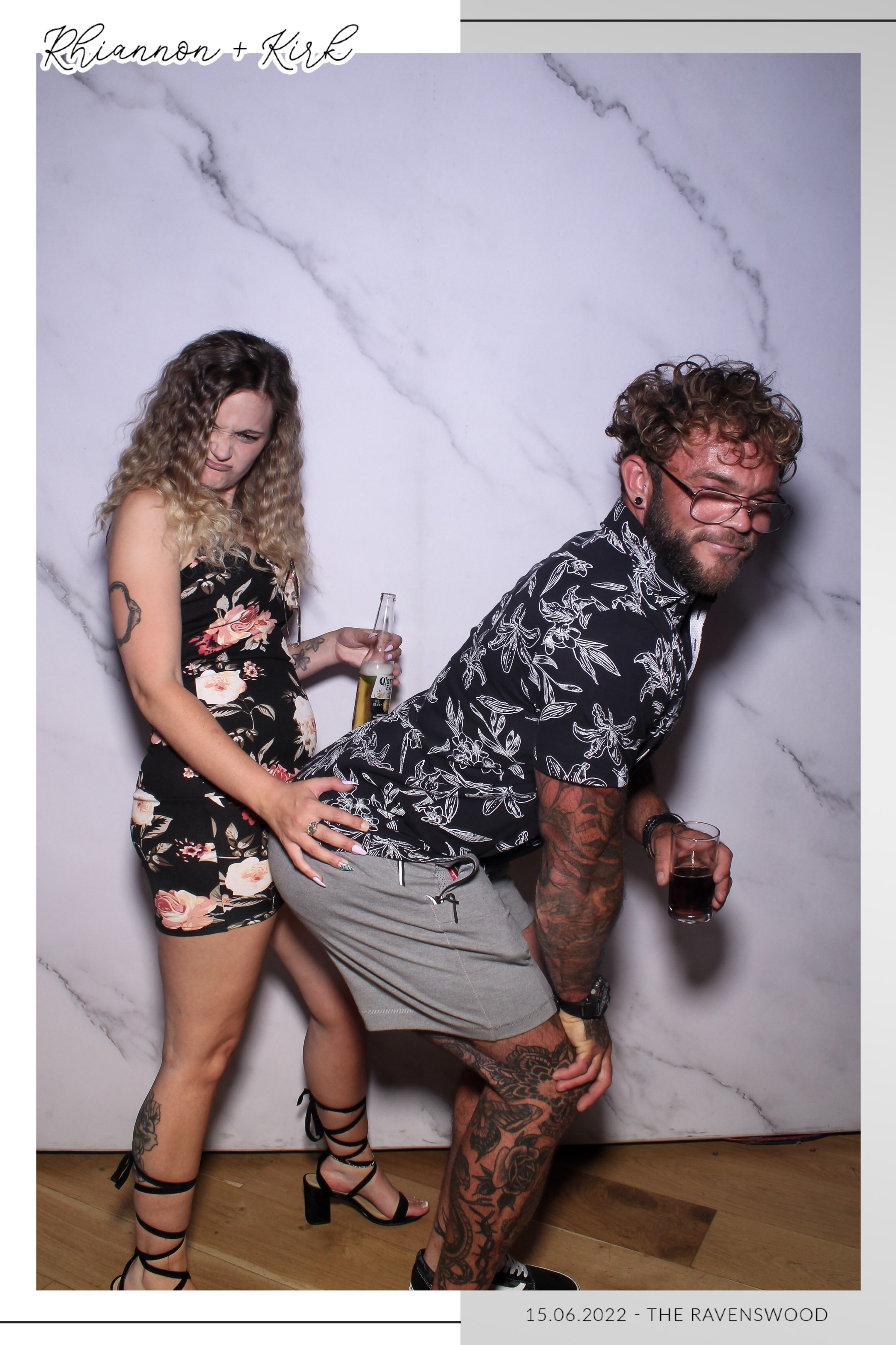 Rhiannon & Kirk - Selfie Mirror | View more photos from the event at gallery.freshbooths.com/u/FreshBooths/Rhiannon-Kirk-Selfie-Mirror