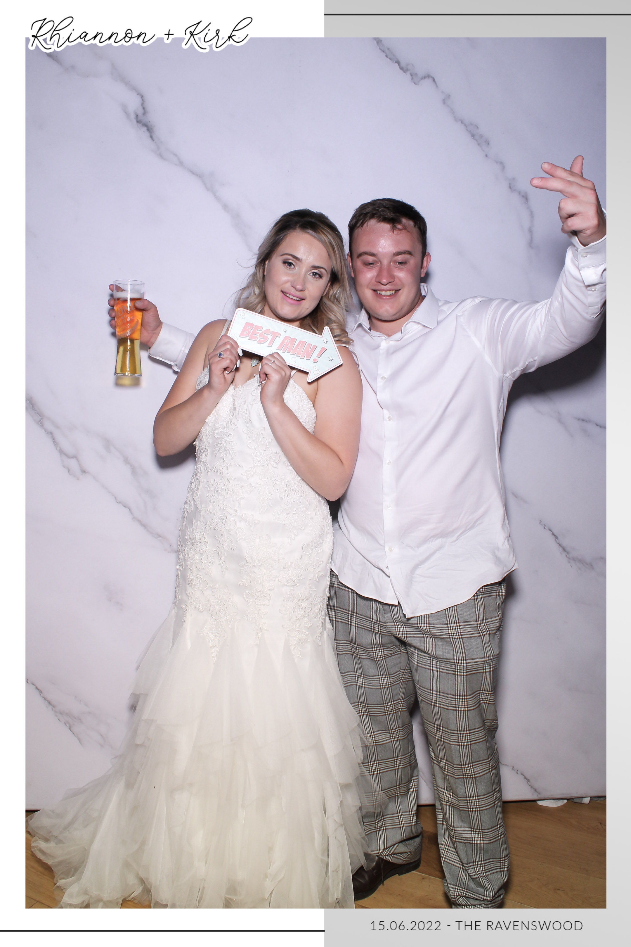 Rhiannon & Kirk - Selfie Mirror | View more photos from the event at gallery.freshbooths.com/u/FreshBooths/Rhiannon-Kirk-Selfie-Mirror