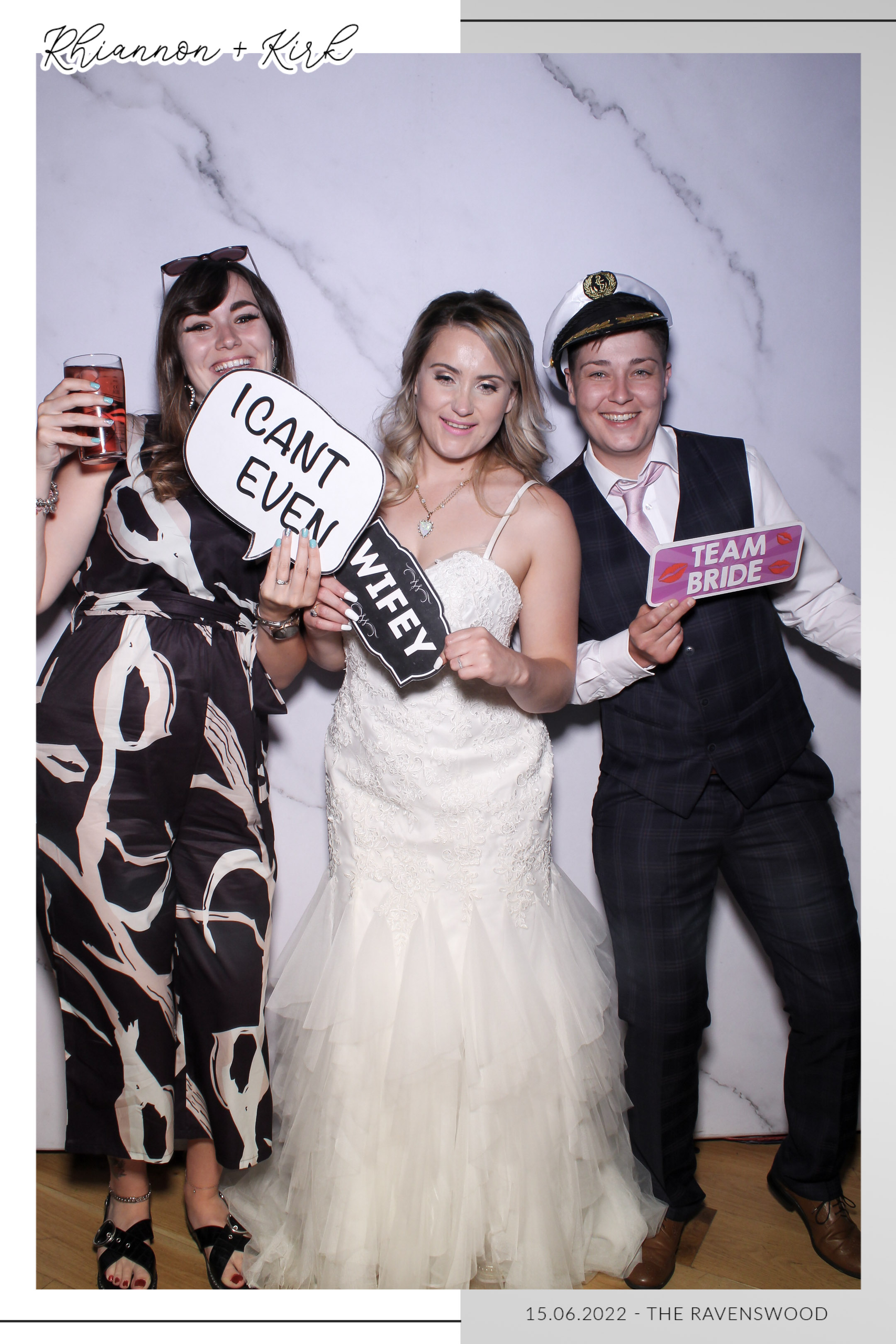 Rhiannon & Kirk - Selfie Mirror | View more photos from the event at gallery.freshbooths.com/u/FreshBooths/Rhiannon-Kirk-Selfie-Mirror