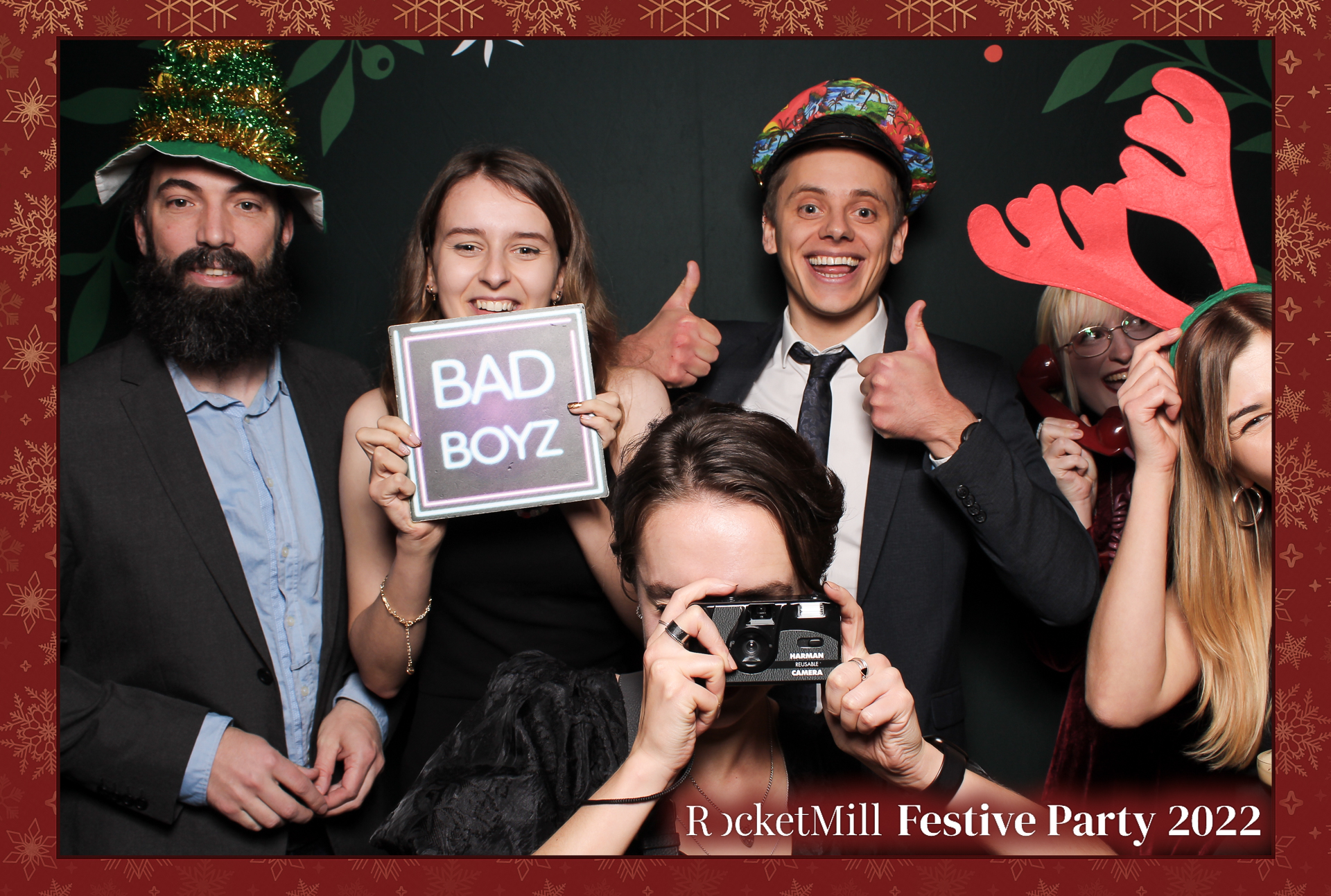 RocketMill Festive Party 2022 | View more photos from the event at gallery.freshbooths.com/u/FreshBooths/RocketMill-Festive-Party-2022