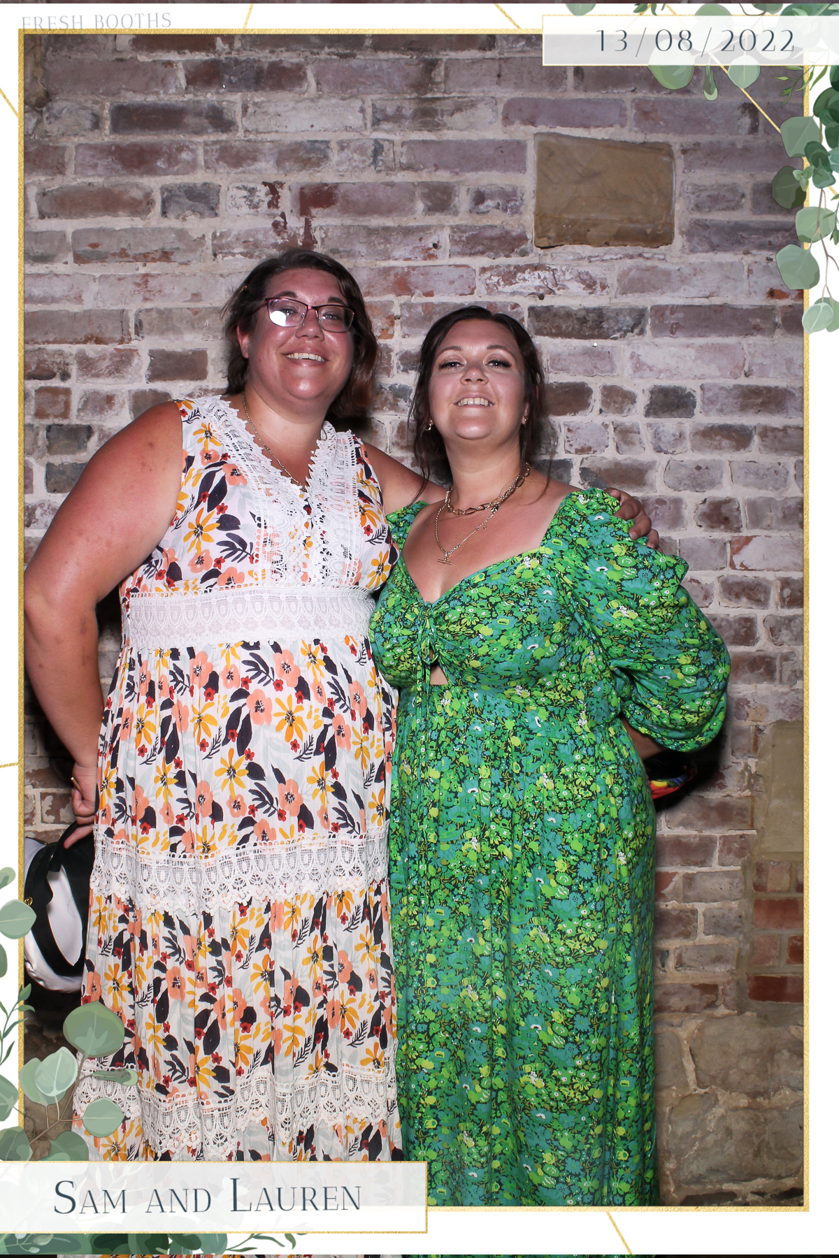 Sam & Lauren- Selfie Mirror | View more photos from the event at gallery.freshbooths.com/u/FreshBooths/Sam-Lauren-Selfie-Mirror