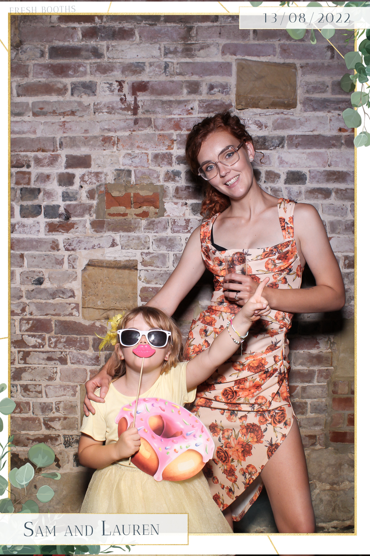 Sam & Lauren- Selfie Mirror | View more photos from the event at gallery.freshbooths.com/u/FreshBooths/Sam-Lauren-Selfie-Mirror