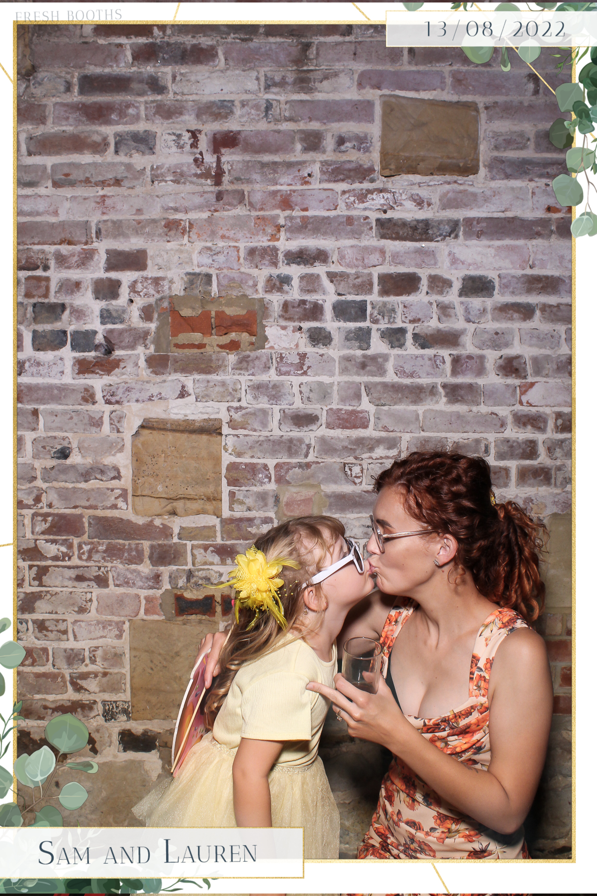 Sam & Lauren- Selfie Mirror | View more photos from the event at gallery.freshbooths.com/u/FreshBooths/Sam-Lauren-Selfie-Mirror