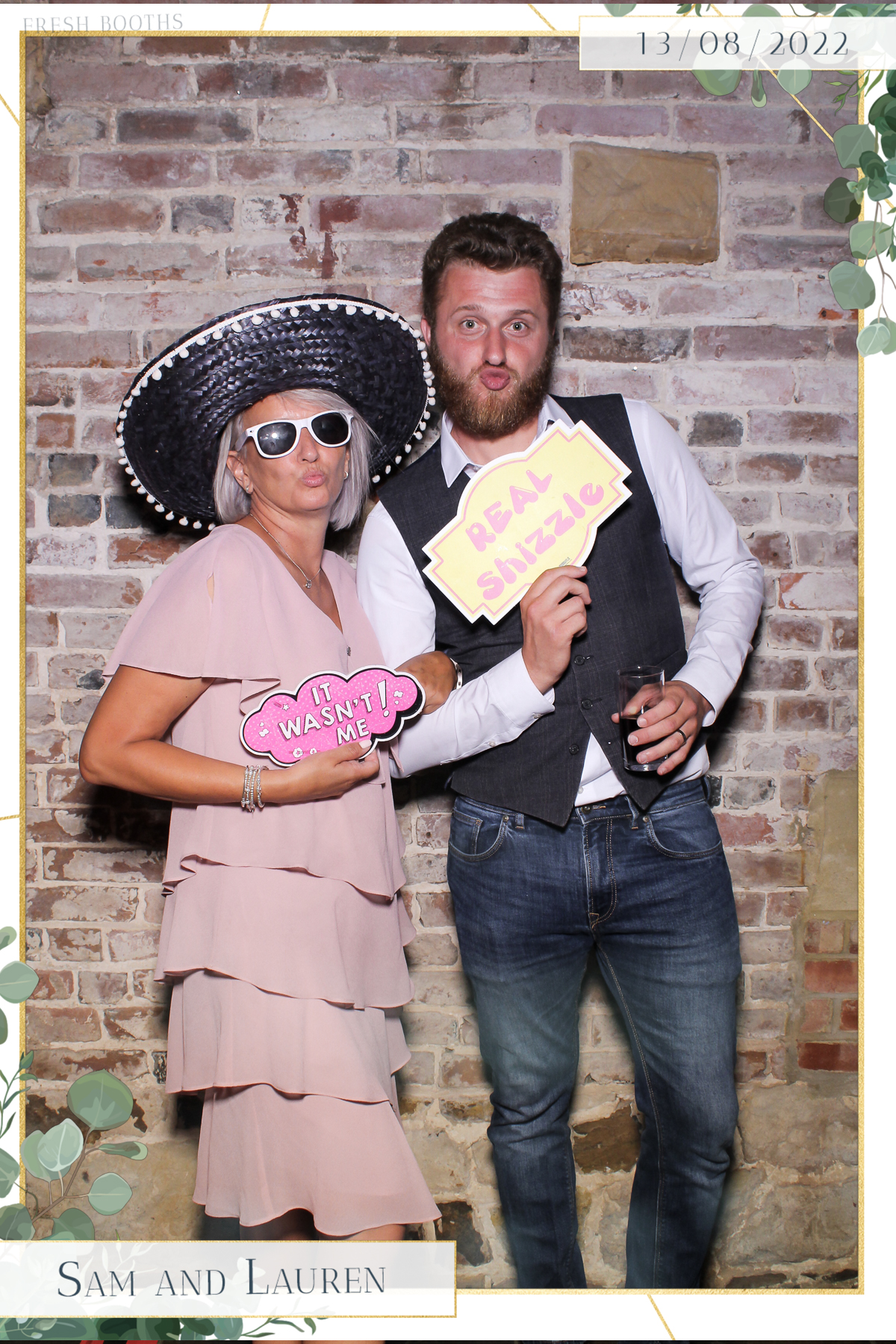 Sam & Lauren- Selfie Mirror | View more photos from the event at gallery.freshbooths.com/u/FreshBooths/Sam-Lauren-Selfie-Mirror
