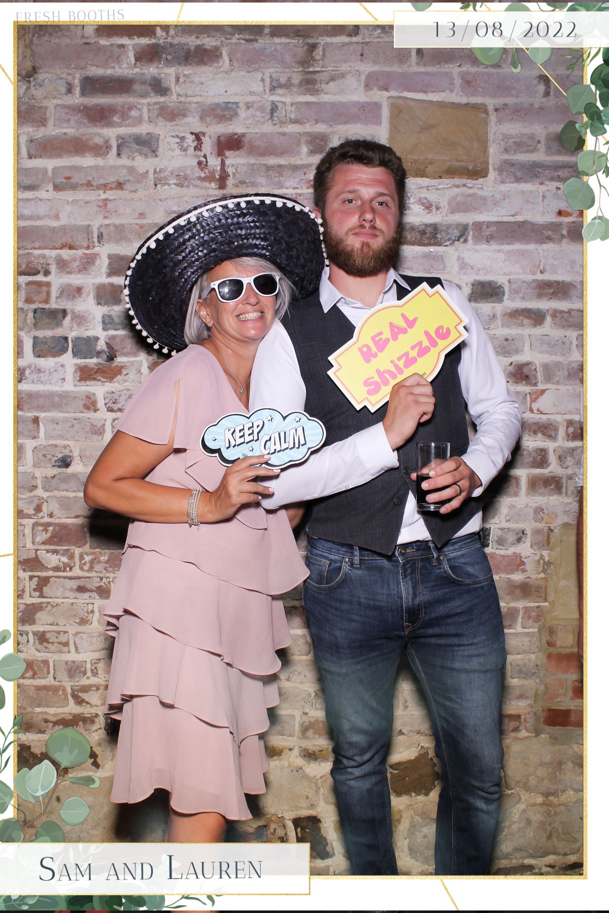 Sam & Lauren- Selfie Mirror | View more photos from the event at gallery.freshbooths.com/u/FreshBooths/Sam-Lauren-Selfie-Mirror