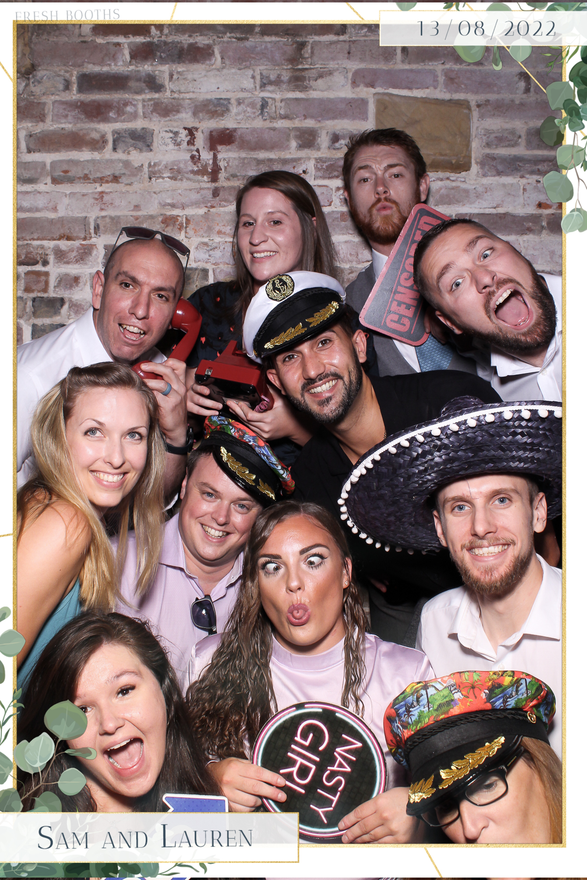 Sam & Lauren- Selfie Mirror | View more photos from the event at gallery.freshbooths.com/u/FreshBooths/Sam-Lauren-Selfie-Mirror