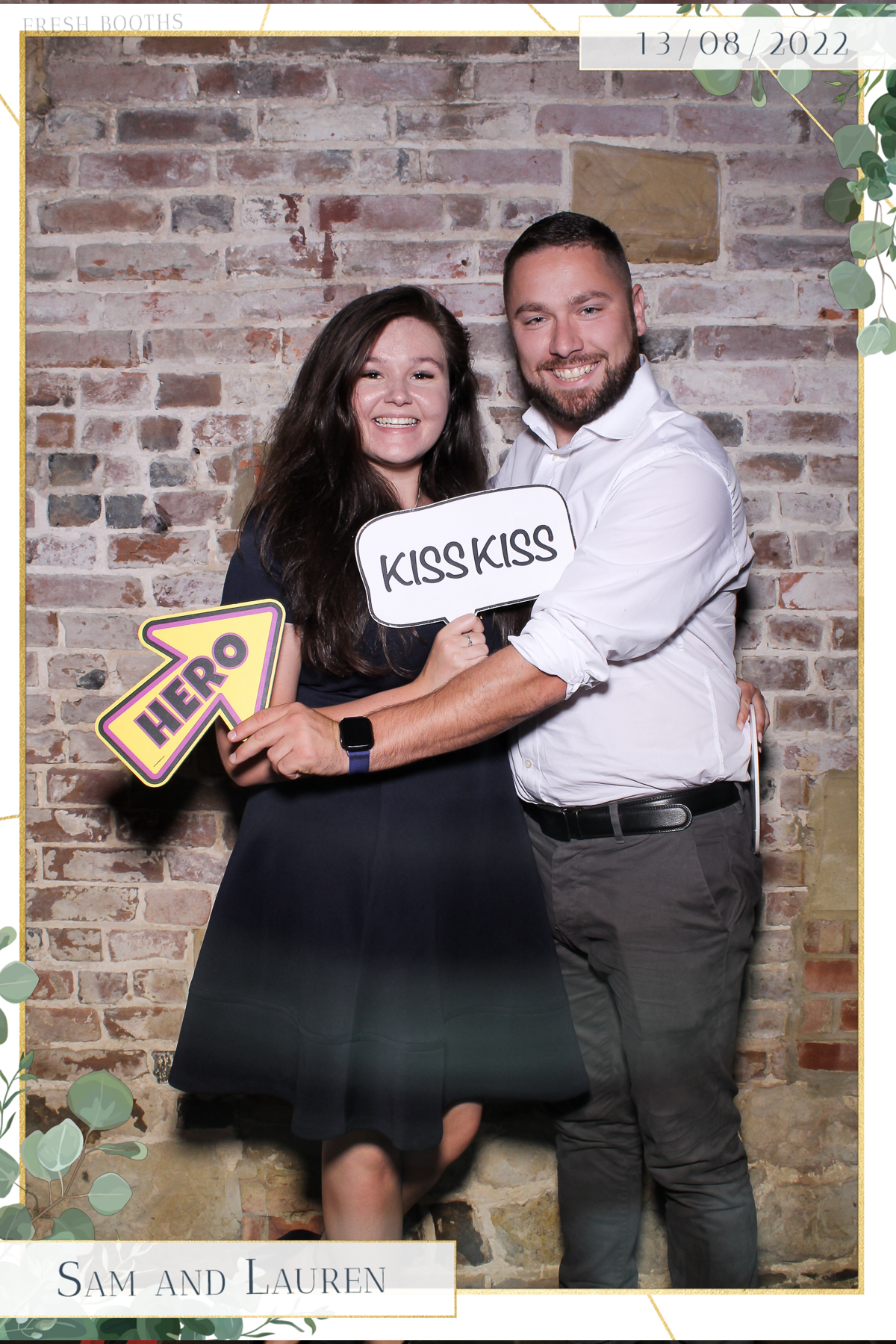 Sam & Lauren- Selfie Mirror | View more photos from the event at gallery.freshbooths.com/u/FreshBooths/Sam-Lauren-Selfie-Mirror