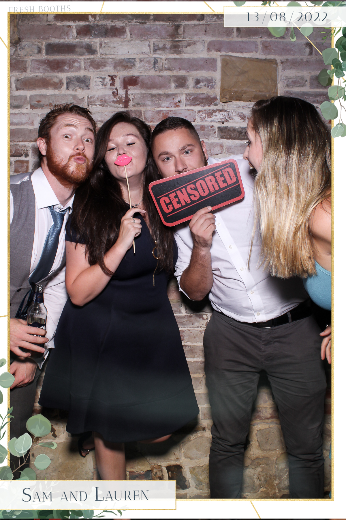Sam & Lauren- Selfie Mirror | View more photos from the event at gallery.freshbooths.com/u/FreshBooths/Sam-Lauren-Selfie-Mirror