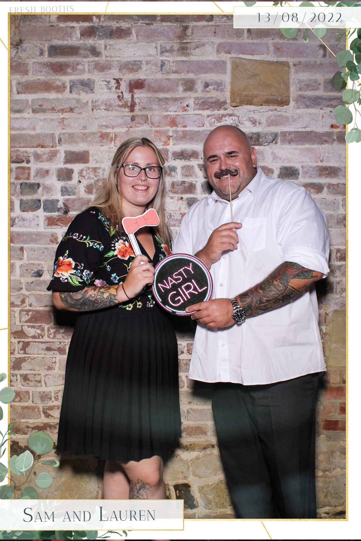 Sam & Lauren- Selfie Mirror | View more photos from the event at gallery.freshbooths.com/u/FreshBooths/Sam-Lauren-Selfie-Mirror