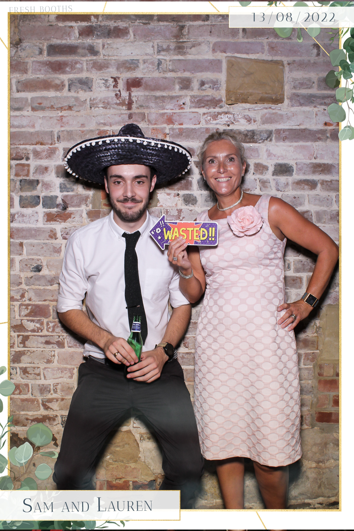 Sam & Lauren- Selfie Mirror | View more photos from the event at gallery.freshbooths.com/u/FreshBooths/Sam-Lauren-Selfie-Mirror
